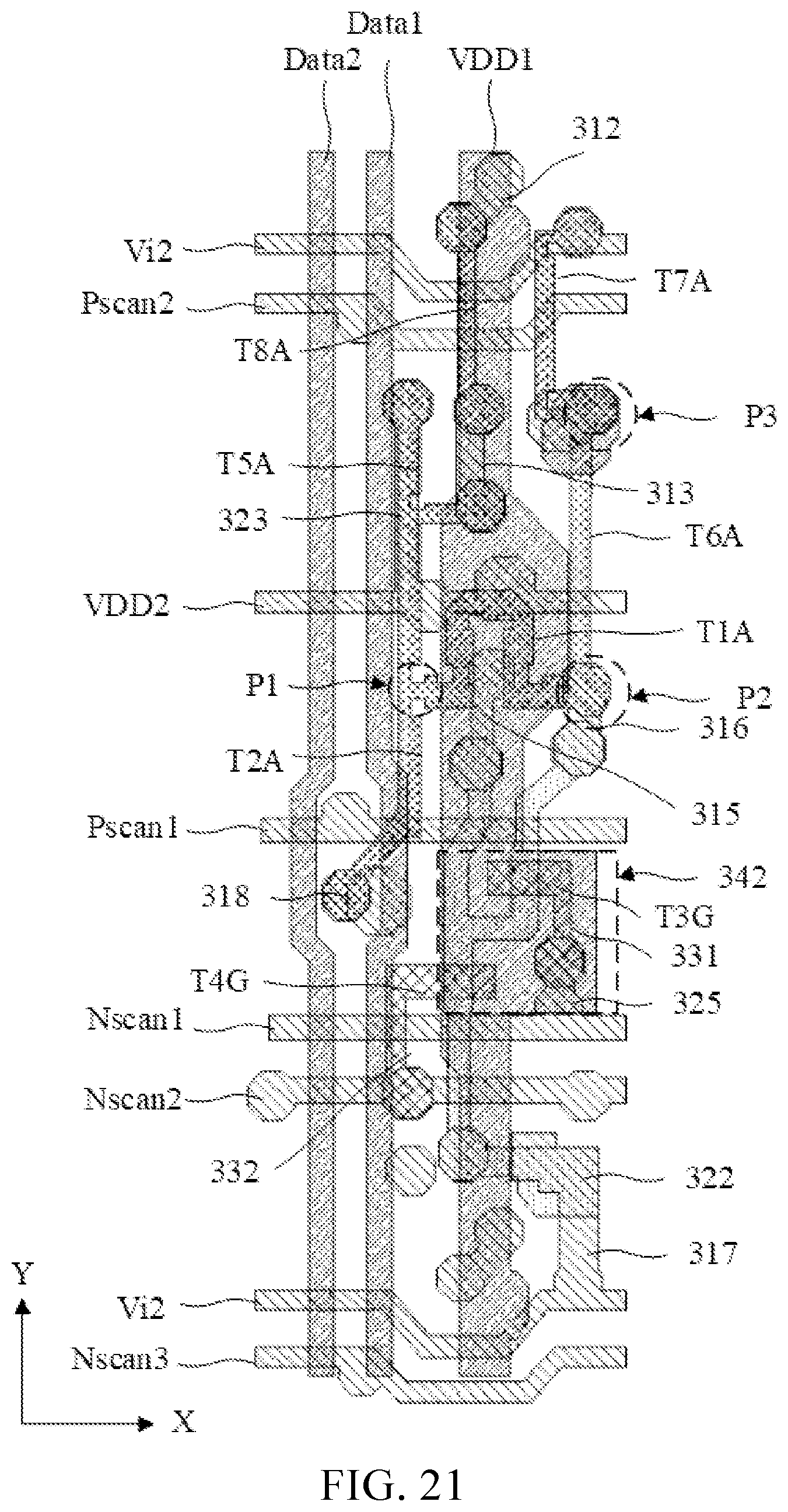 Patent US12622055 Figure 19 – Display panel and display device