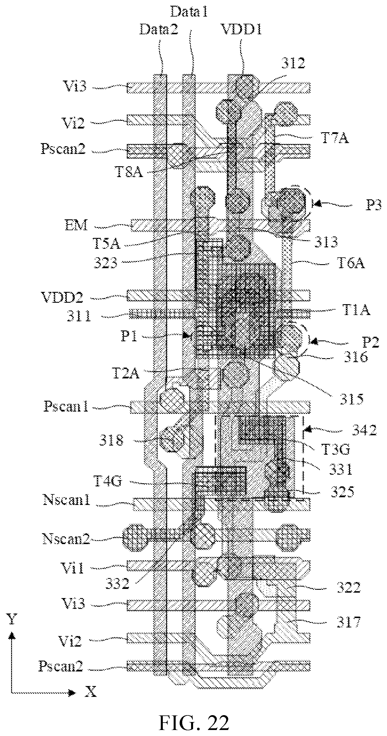 Patent US12622055 Figure 20 – Display panel and display device