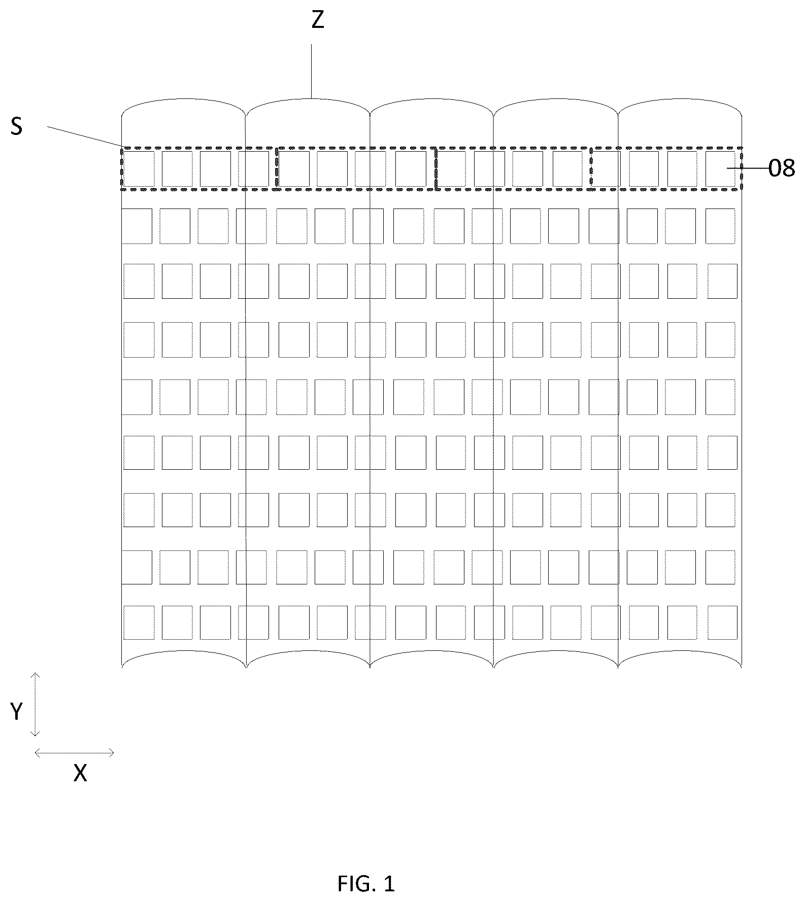 Patent US12622056 Figure 1 – Array substrate, display panel and display device