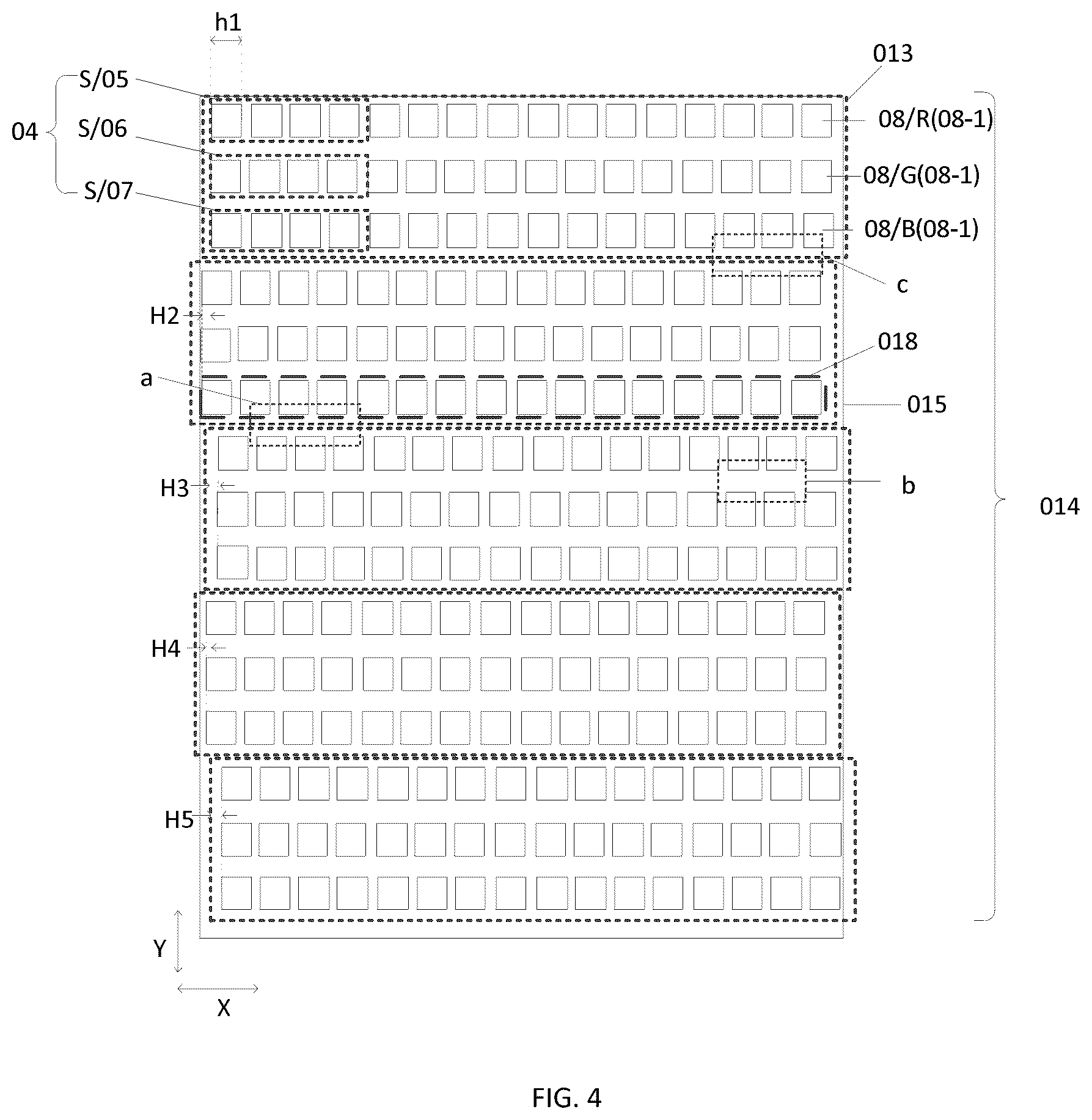 Patent US12622056 Figure 4 – Array substrate, display panel and display device