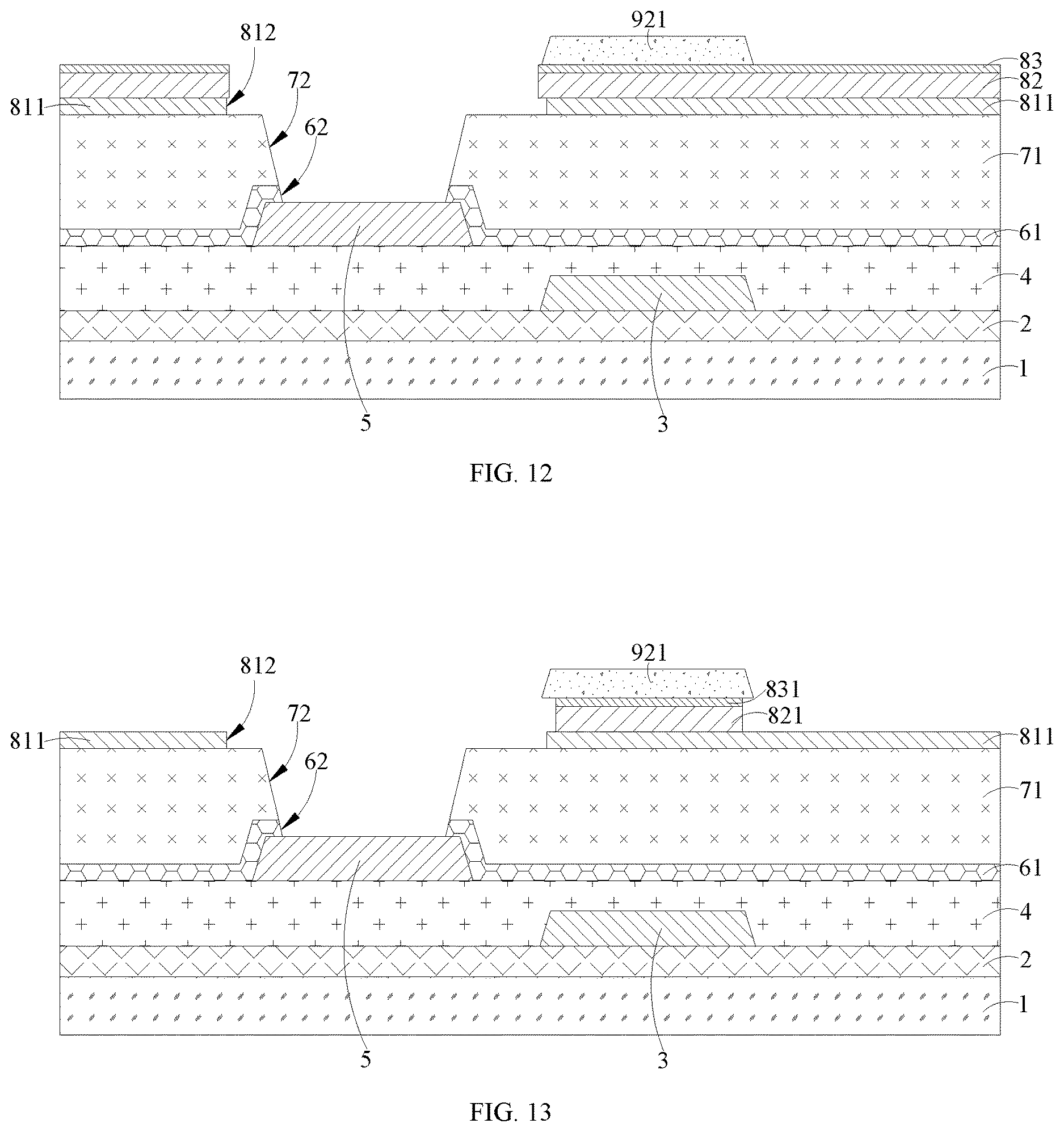 Patent US12622059 Figure 5 – Array substrate and manufacturing method thereof, display panel and manufacturing method therefor, and display device
