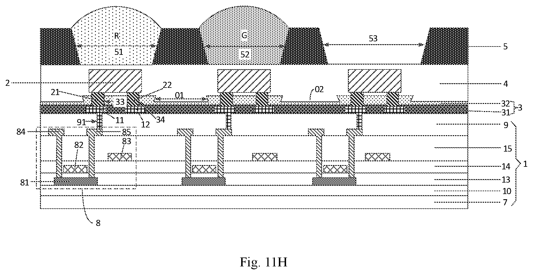 Patent US12622060 Figure 9 – Display substrate, method for preparing display substrate, and display device