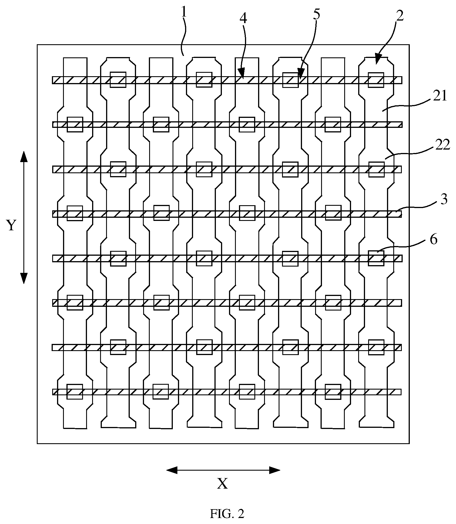 Patent US12622062 Figure 2 – Array substrate, display panel and display device