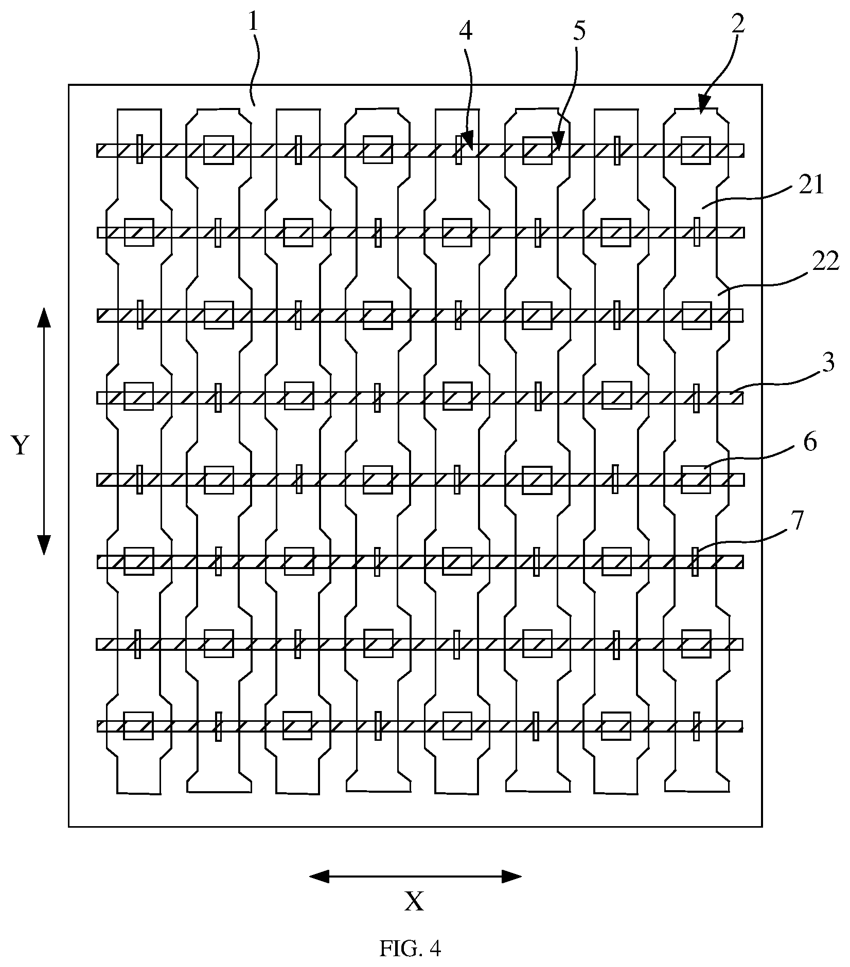 Patent US12622062 Figure 4 – Array substrate, display panel and display device