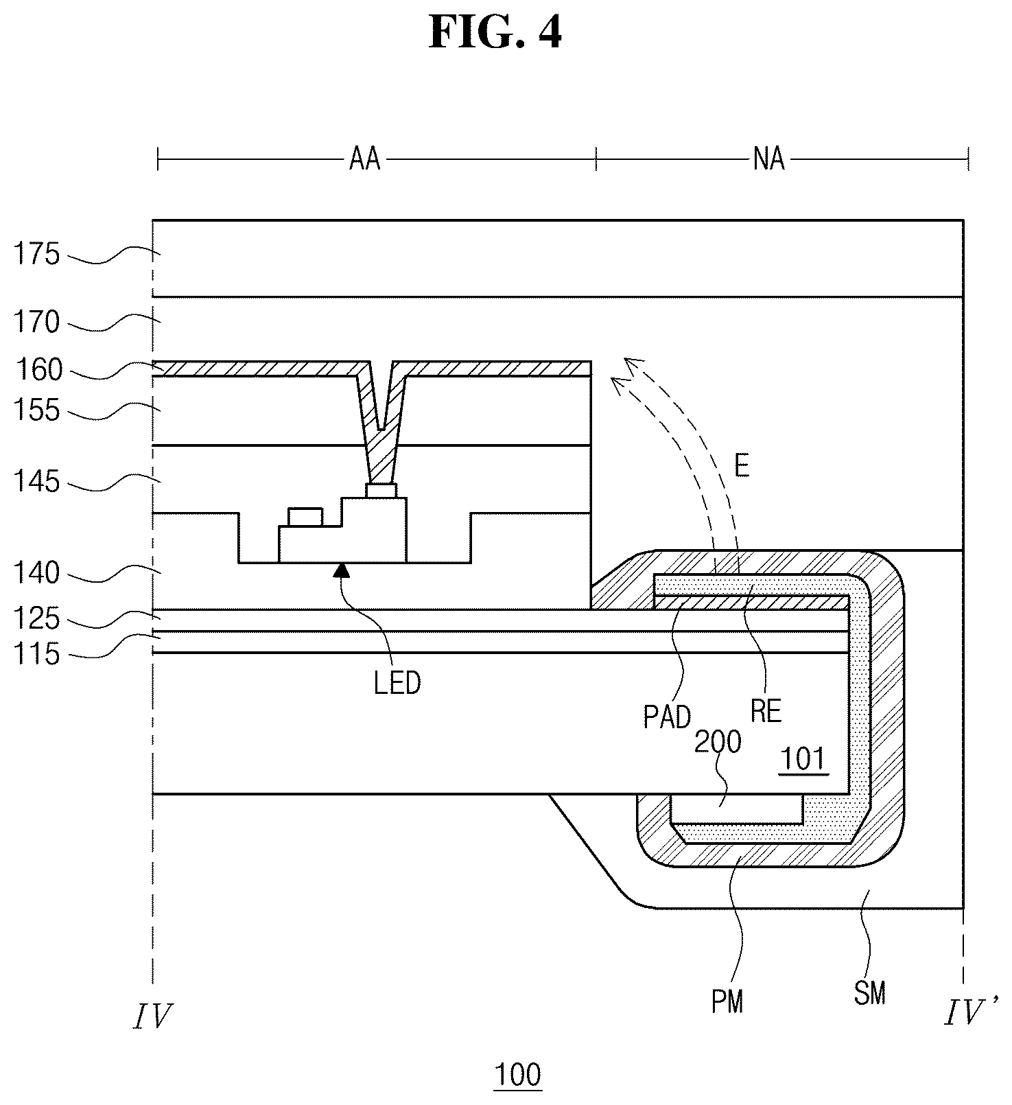 Patent US12622063 Figure 3 – Display device