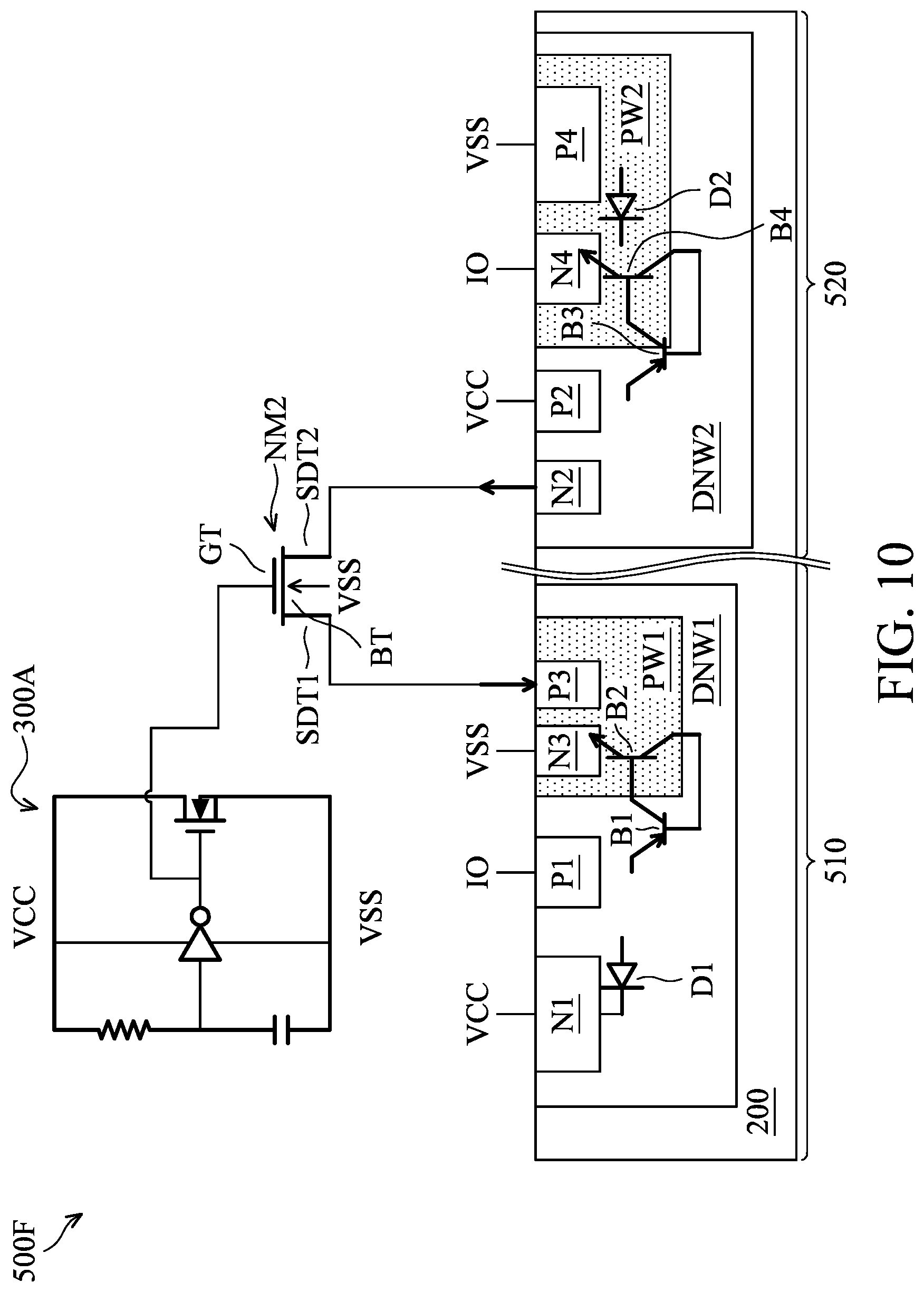 Patent US12622065 Figure 10 – Electrostatic discharge protection device
