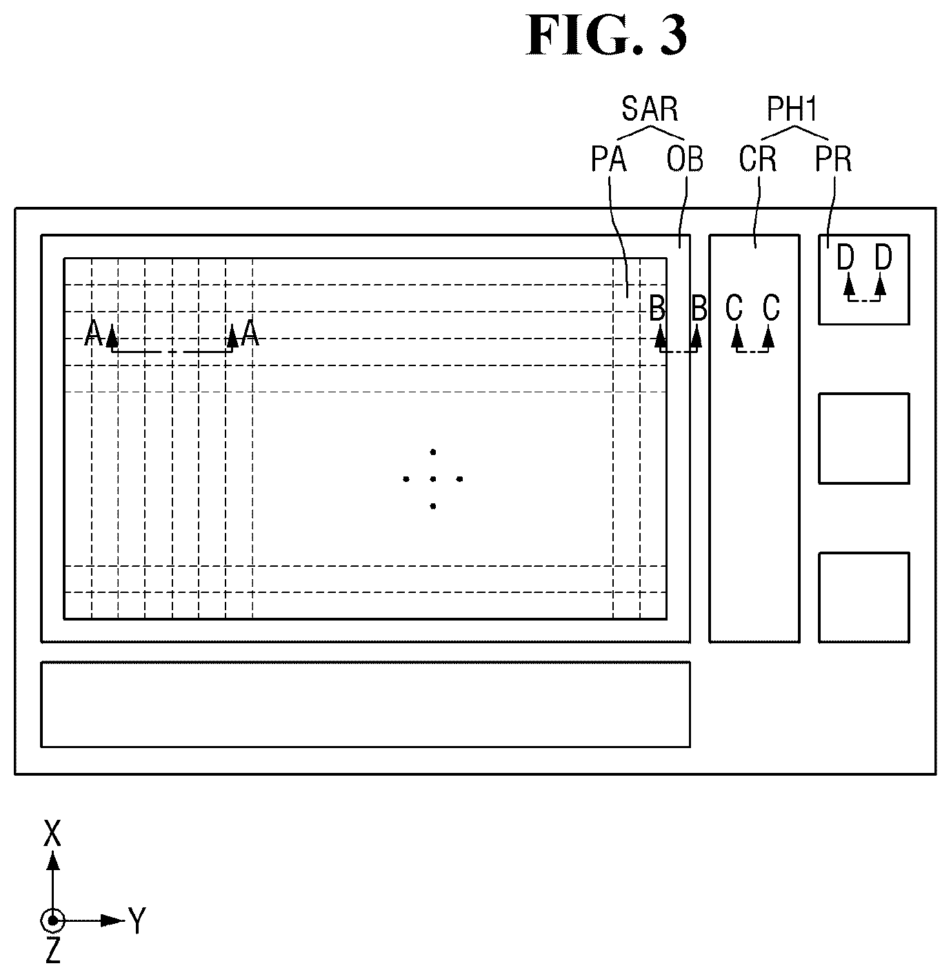 Patent US12622074 Figure 3 – Image sensor including an impurity injection region on a bottom surface of a trench and image sensing system including the image sensor