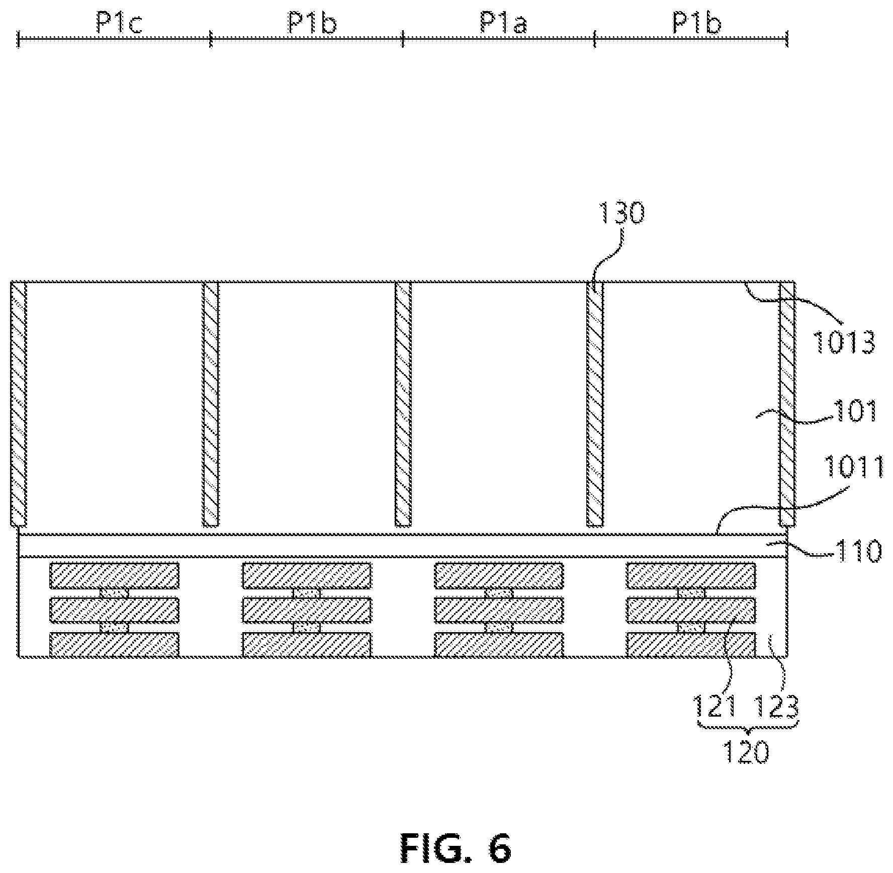 Patent US12622075 Figure 6 – Backside-illuminated image sensor and method of manufacturing same
