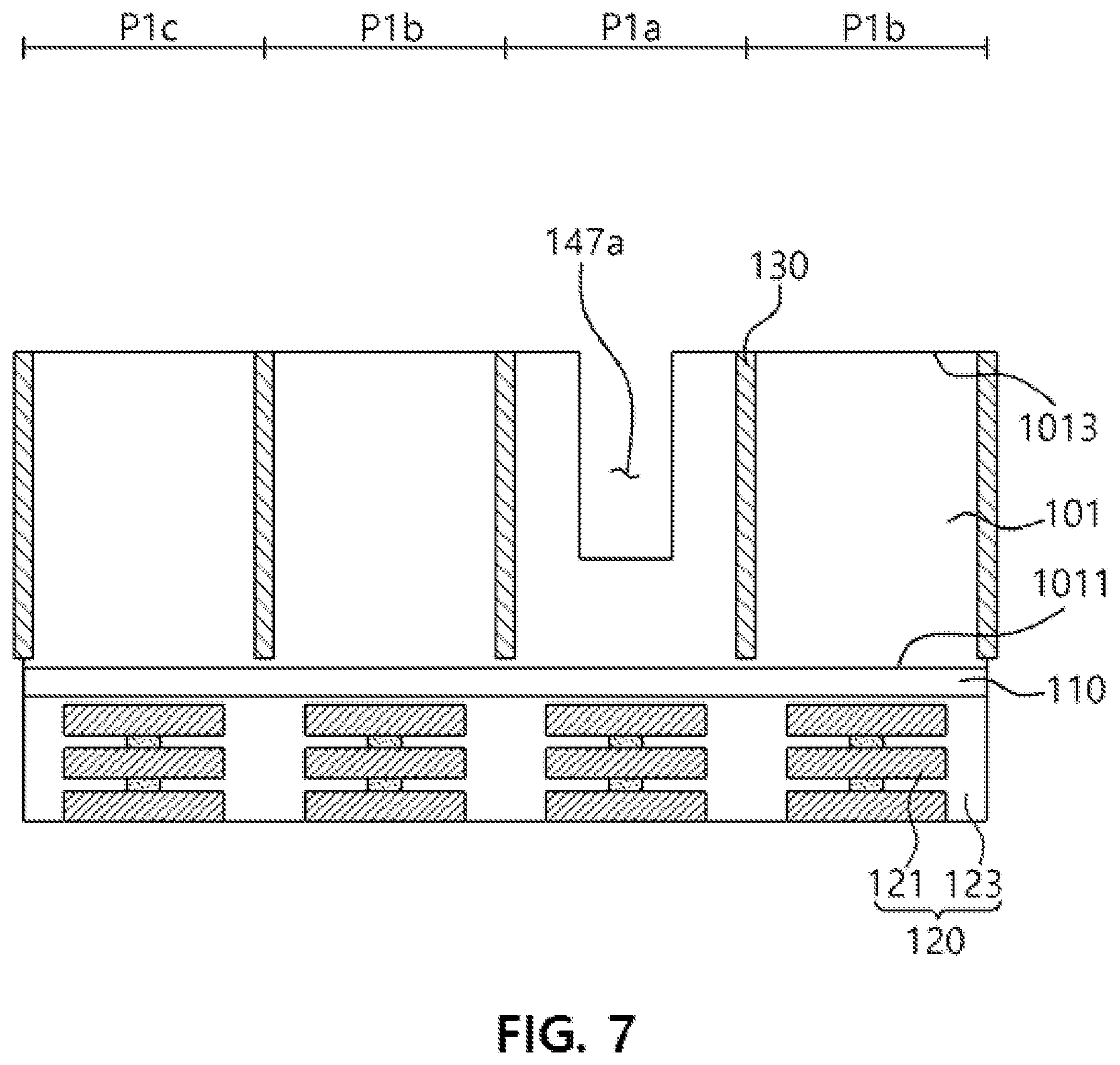 Patent US12622075 Figure 7 – Backside-illuminated image sensor and method of manufacturing same