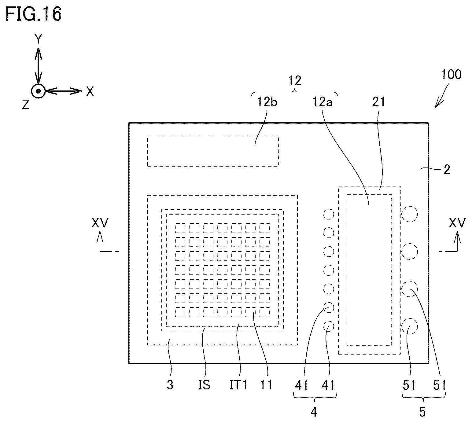 Patent US12622076 Figure 16 – Infrared sensor and method of manufacturing infrared sensor