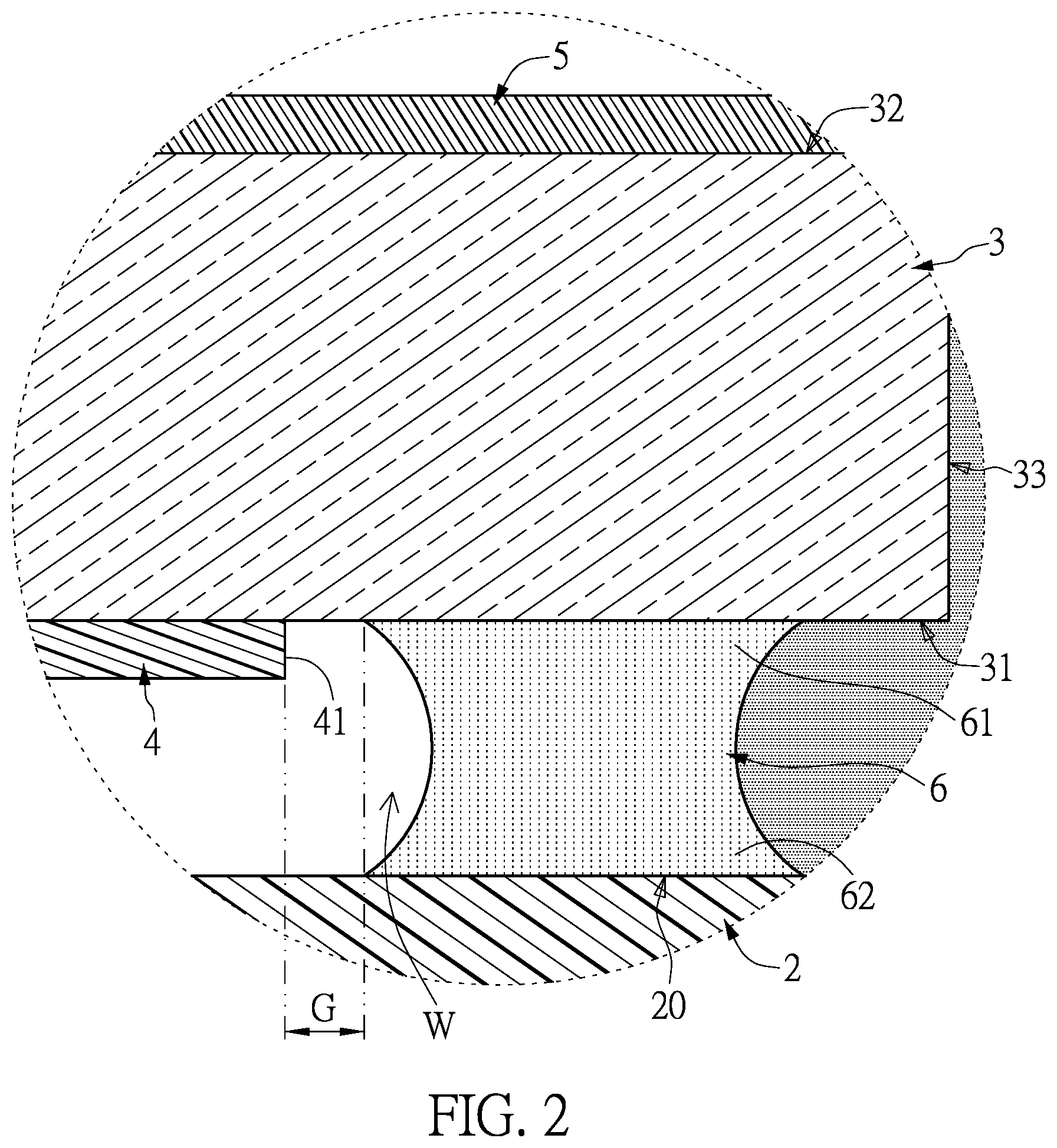 Patent US12622078 Figure 2 – Chip package structure