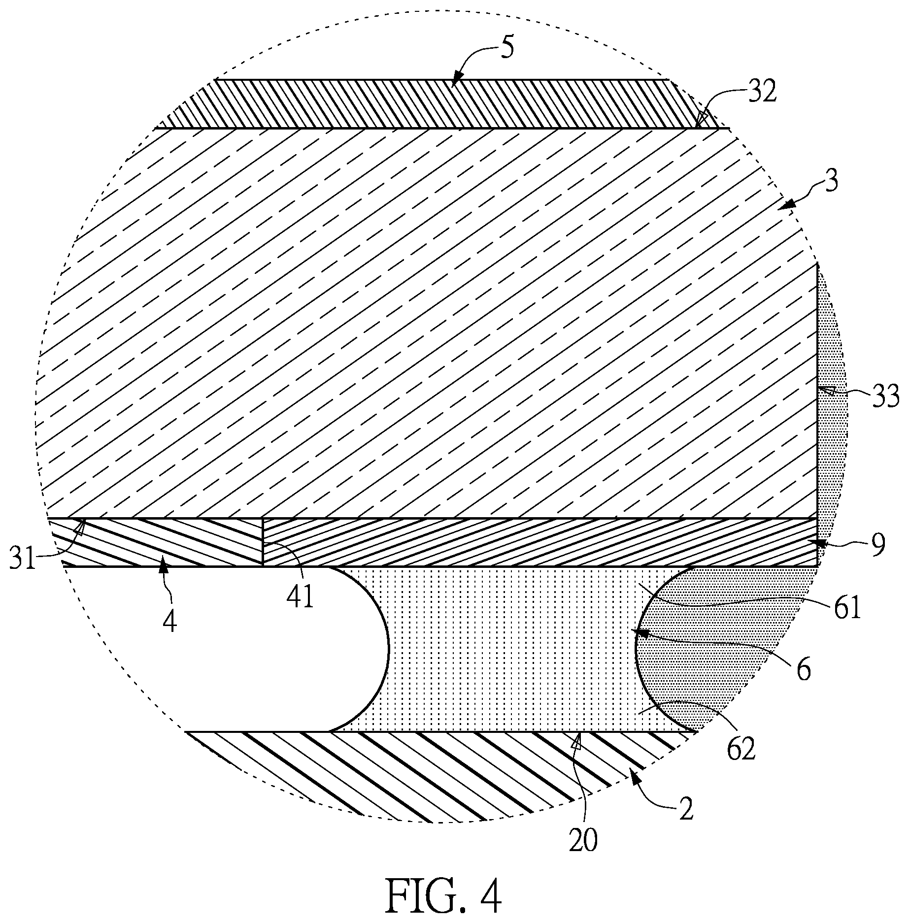 Patent US12622078 Figure 4 – Chip package structure