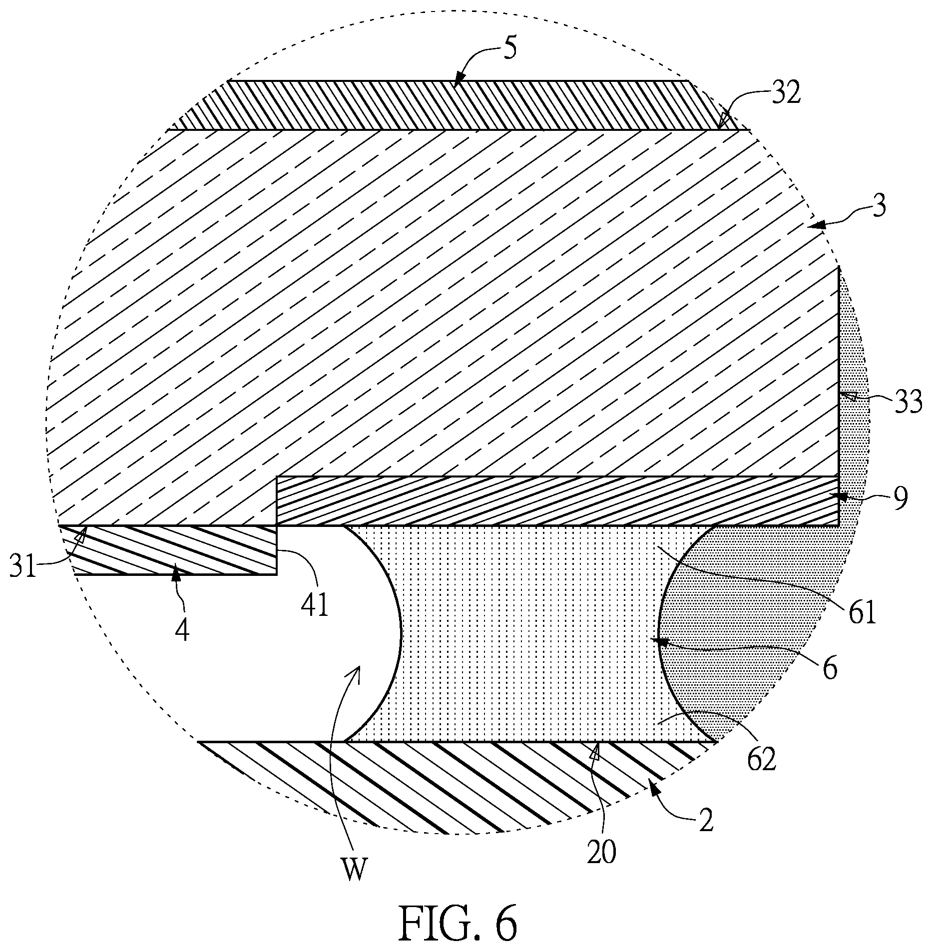 Patent US12622078 Figure 6 – Chip package structure