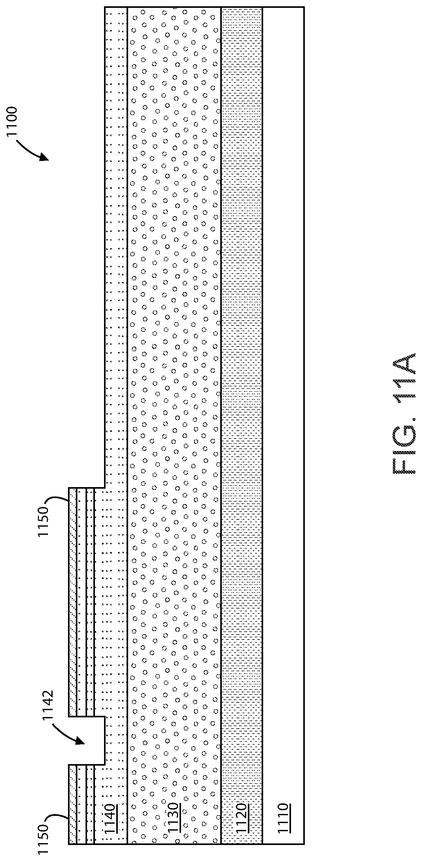 Patent US12622080 Figure 11 – Front-end and back-end processing method and device for integrated sensor array using isolation structures