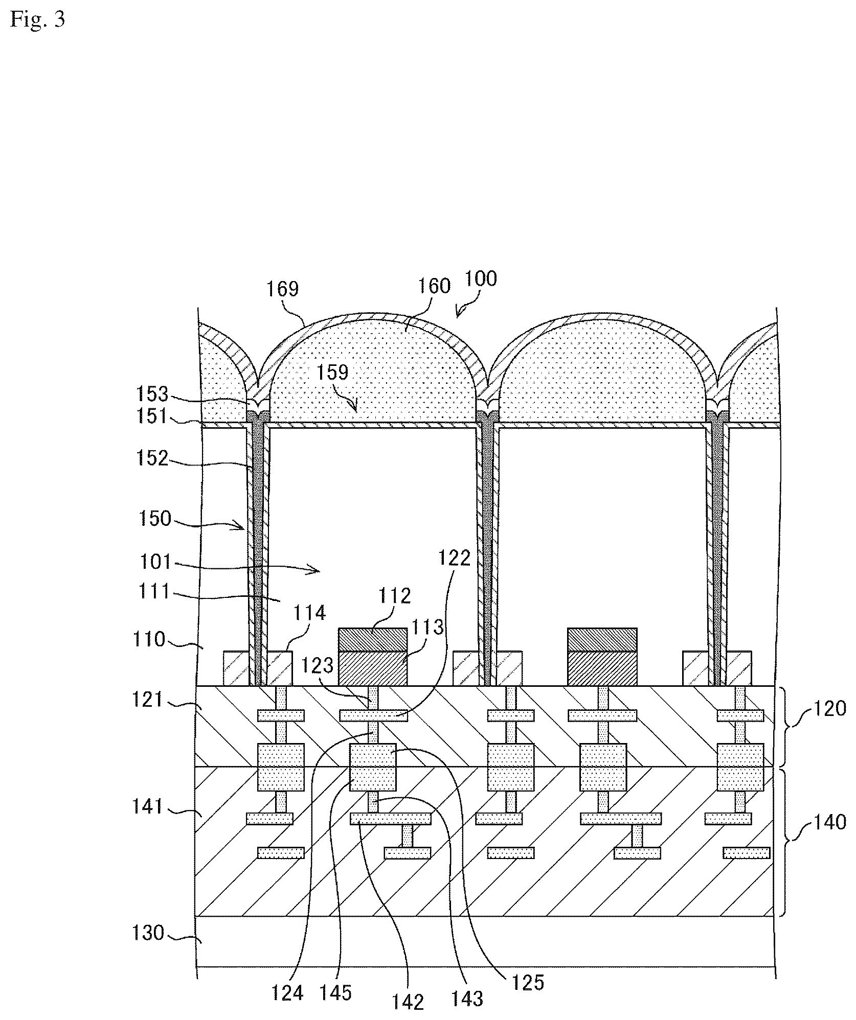 Patent US12622083 Figure 3 – Light receiving element and distance measuring device