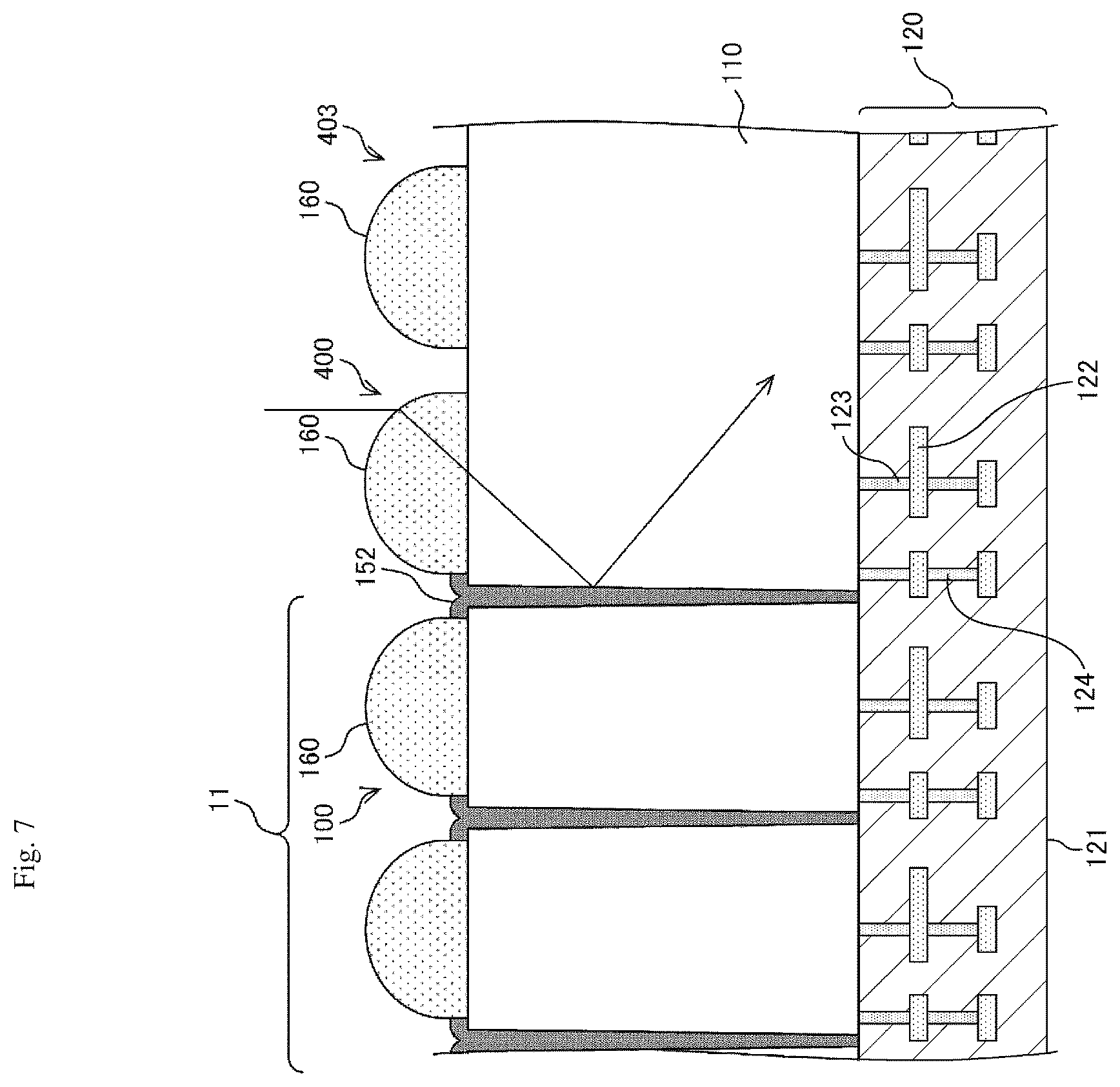 Patent US12622083 Figure 7 – Light receiving element and distance measuring device