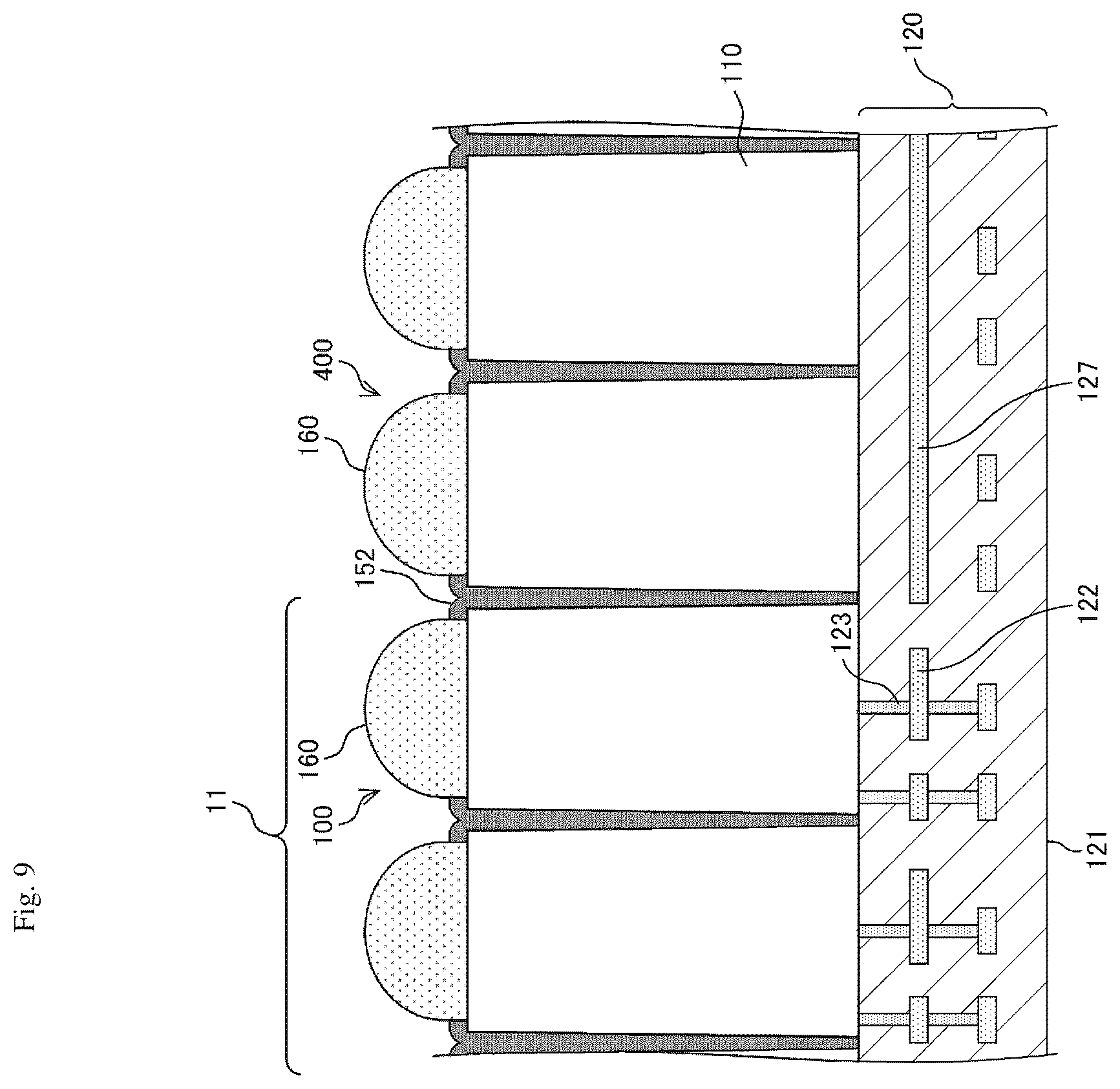 Patent US12622083 Figure 9 – Light receiving element and distance measuring device