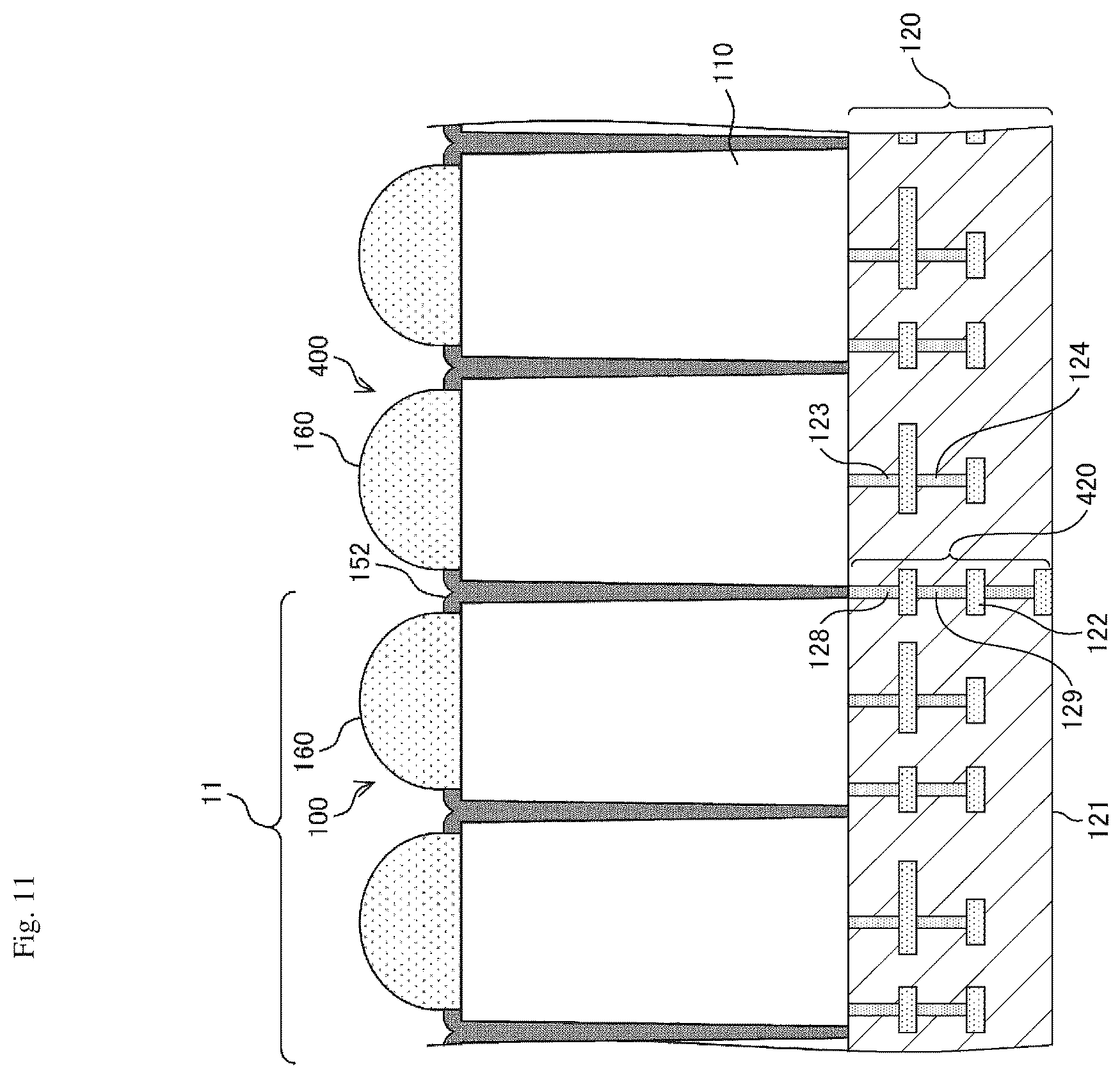 Patent US12622083 Figure 11 – Light receiving element and distance measuring device