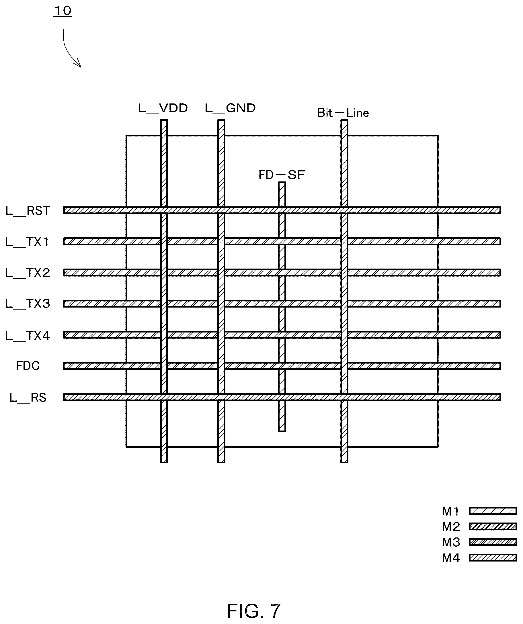 Patent US12622084 Figure 7 – Image sensor and image sensor manufacturing method