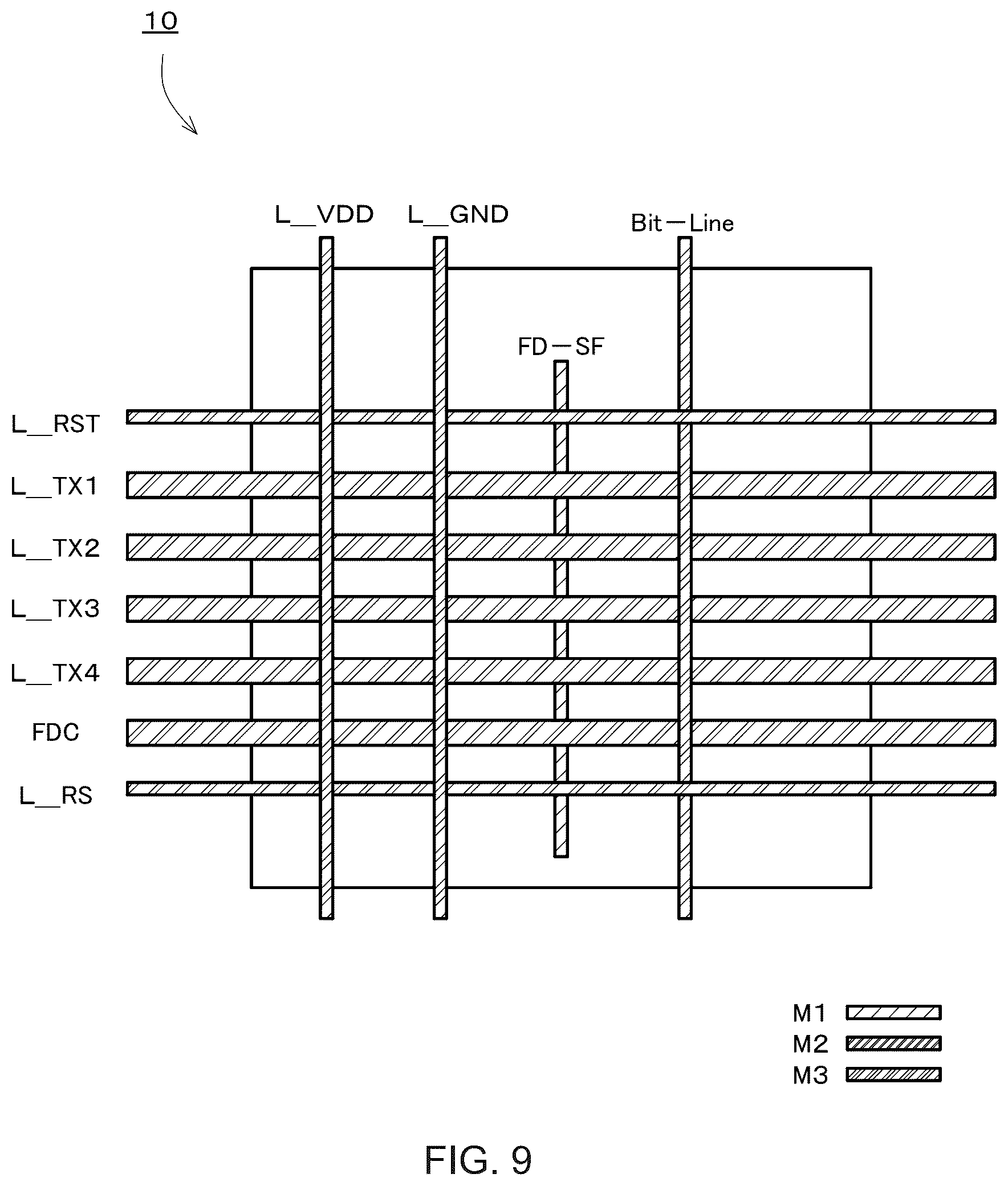 Patent US12622084 Figure 9 – Image sensor and image sensor manufacturing method