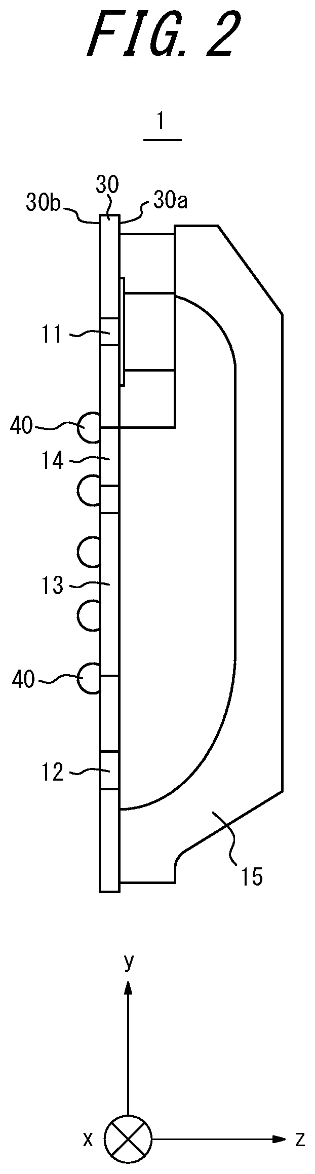 Patent US12622085 Figure 2 – Gas sensor