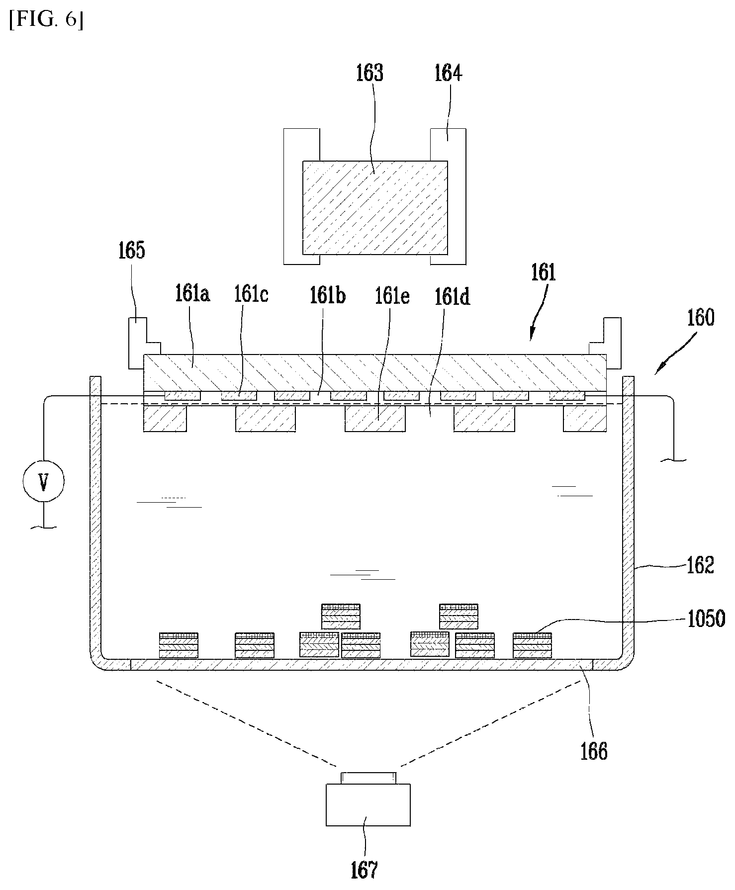 Patent US12622093 Figure 5 – Chip transferring apparatus for self-assembly and method for supplying semiconductor light emitting diode
