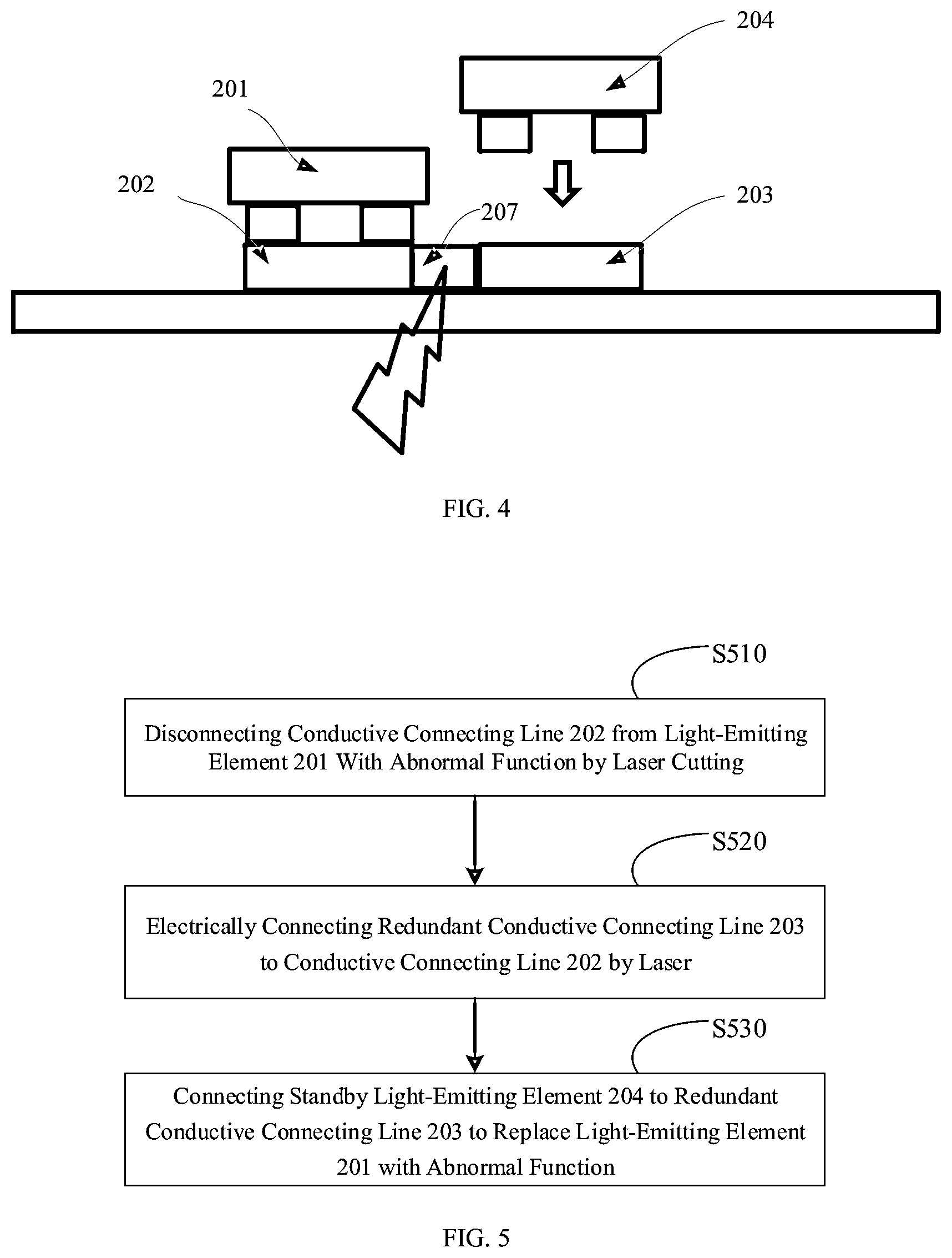 Patent US12622094 Figure 3 – Display panel and repair method thereof