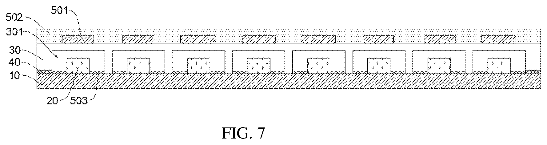 Patent US12622098 Figure 3 – Display backplane and mobile terminal