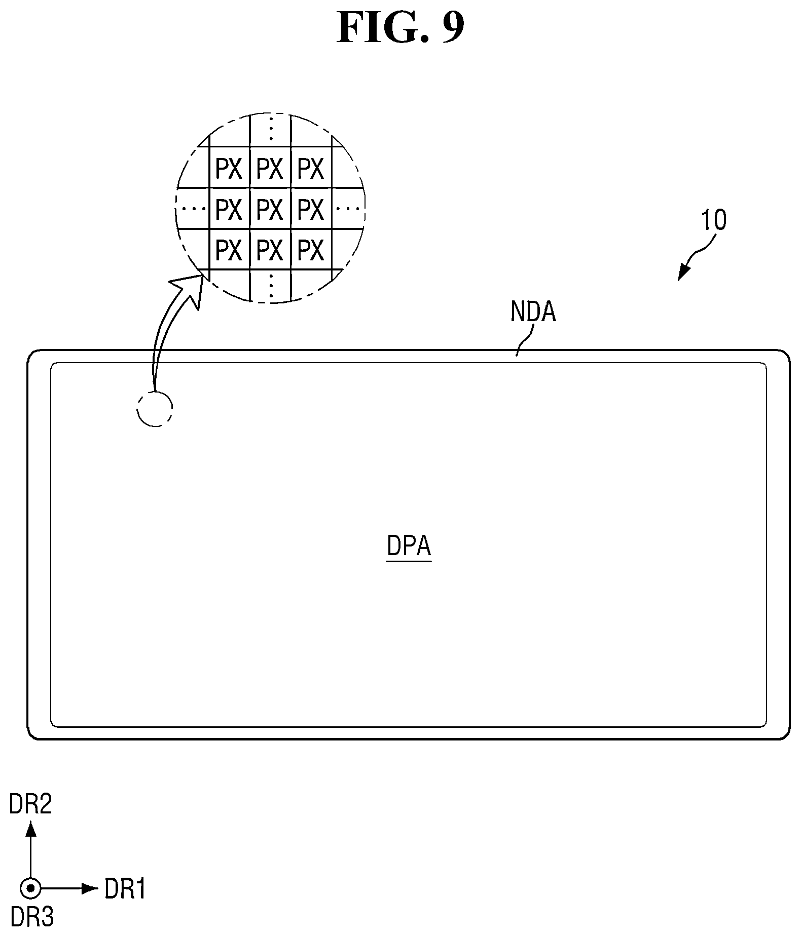 Patent US12622100 Figure 9 – Light emitting element and display device including the same
