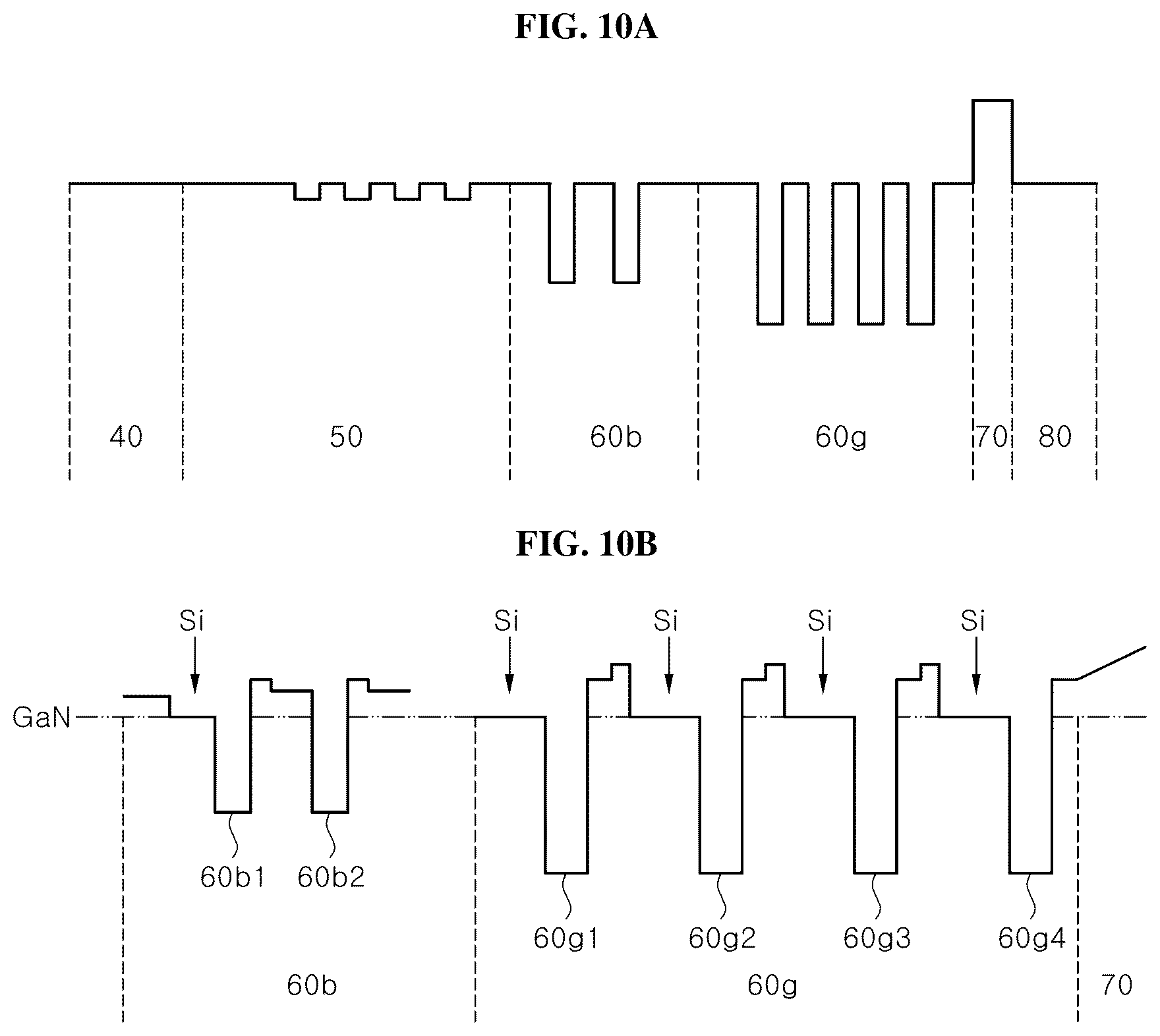 Patent US12622101 Figure 8 – Light emitting diode having improved hole injection structure