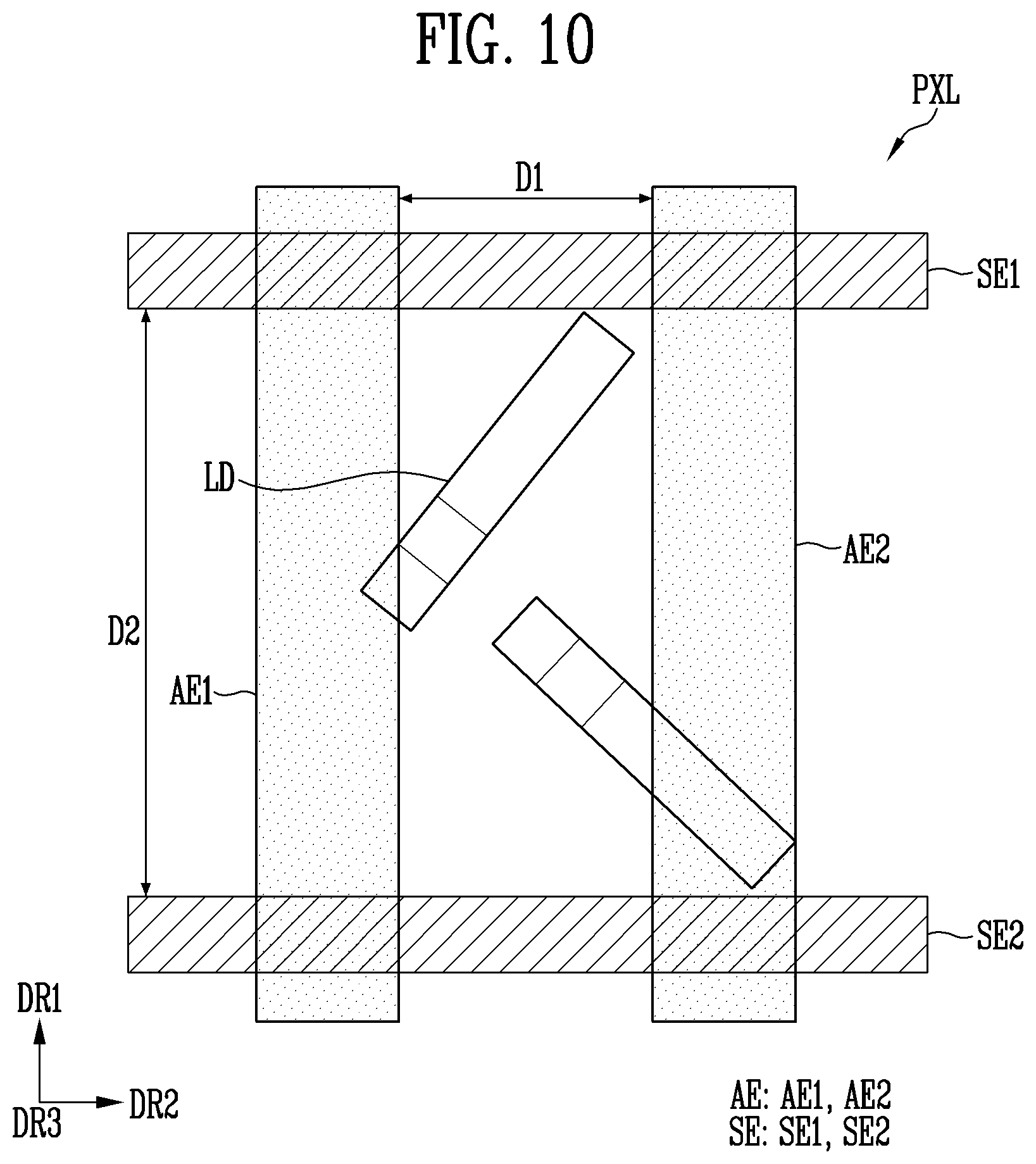 Patent US12622103 Figure 9 – Display device and method of manufacturing the display device