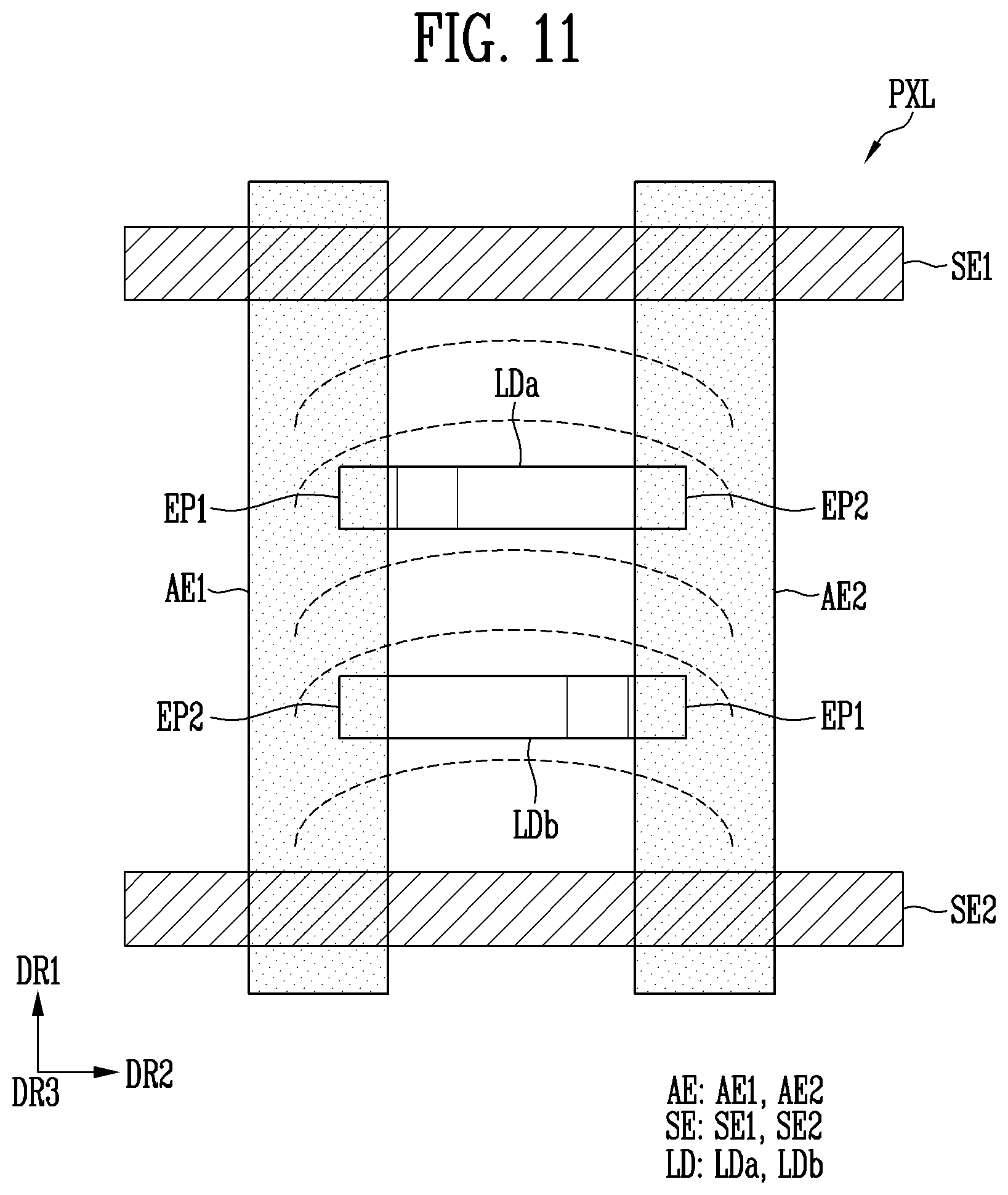 Patent US12622103 Figure 10 – Display device and method of manufacturing the display device