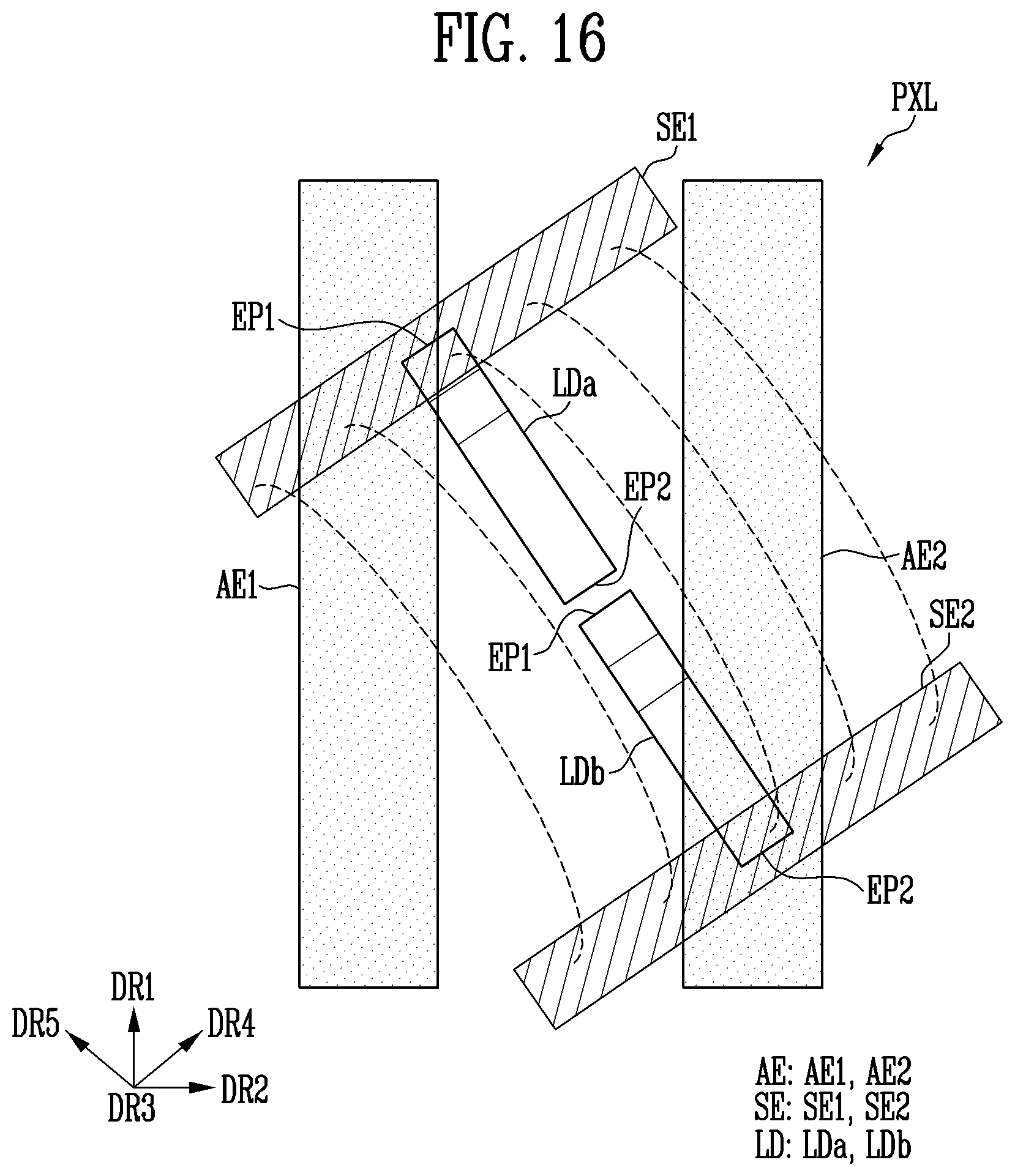 Patent US12622103 Figure 15 – Display device and method of manufacturing the display device
