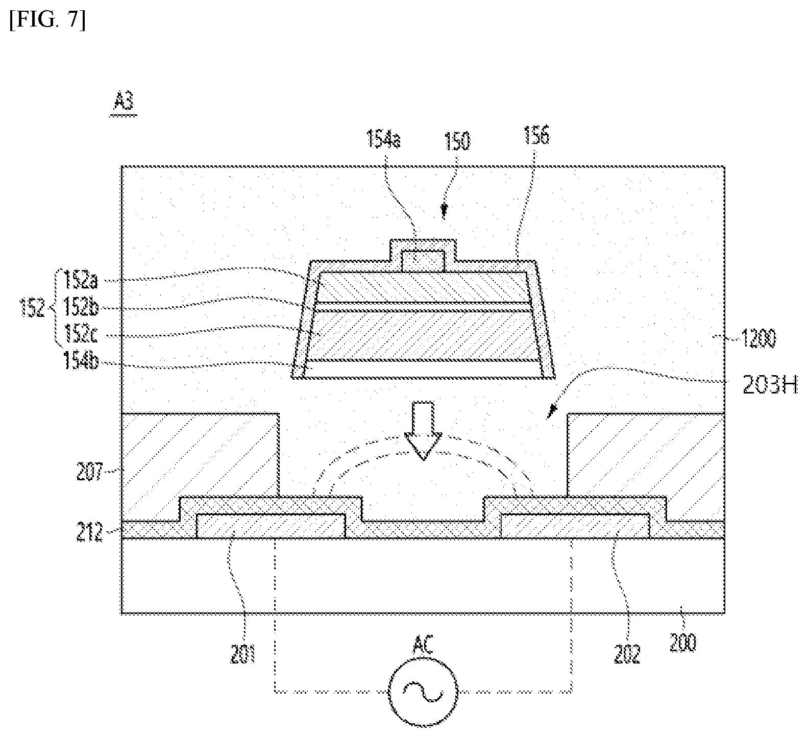 Patent US12622104 Figure 8 – Semiconductor light emitting device for a display panel and display device including same