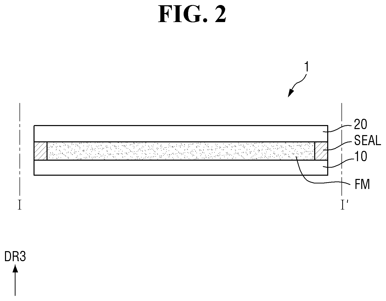 Patent US12622105 Figure 2 – Display device