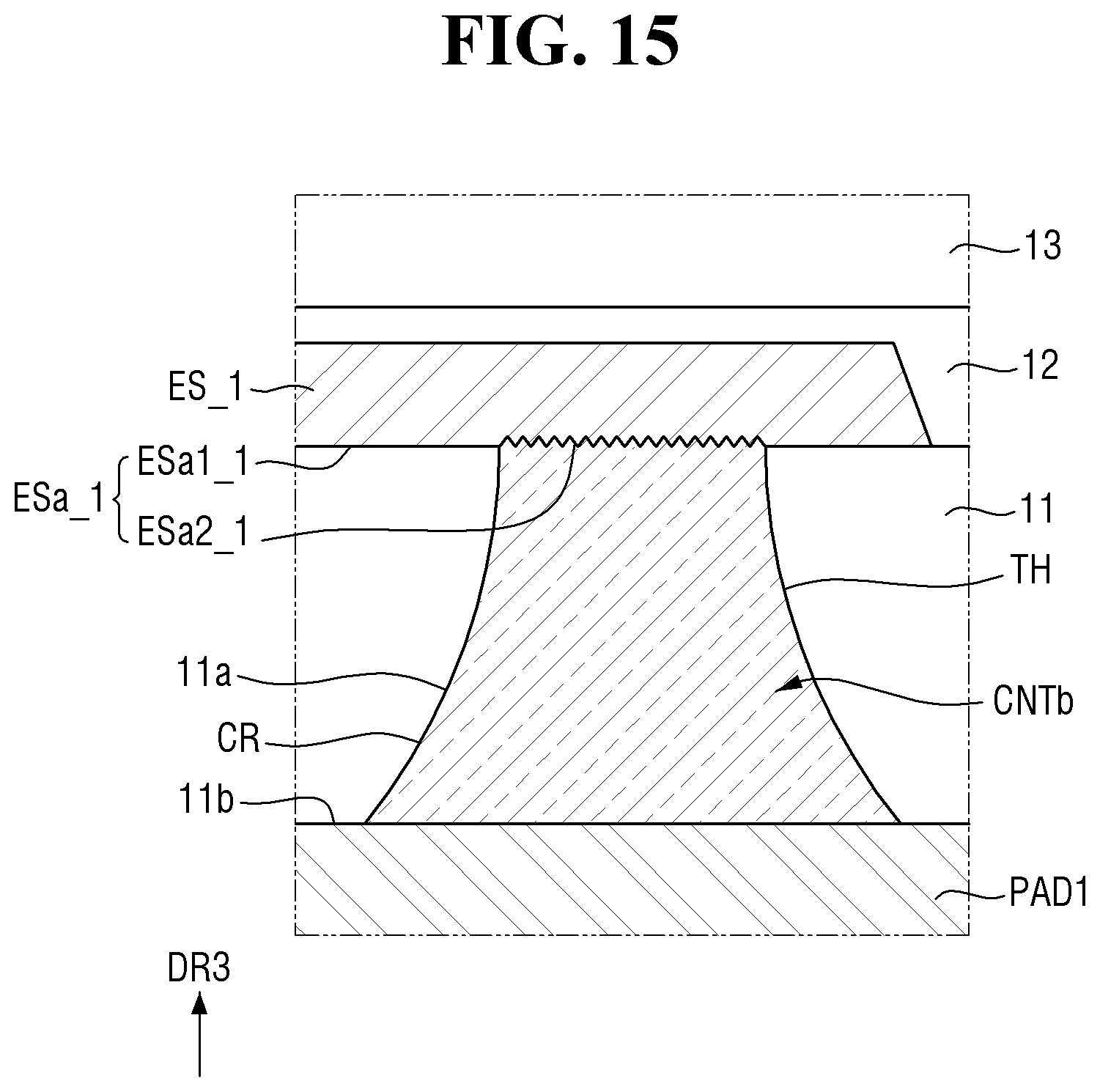 Patent US12622105 Figure 15 – Display device