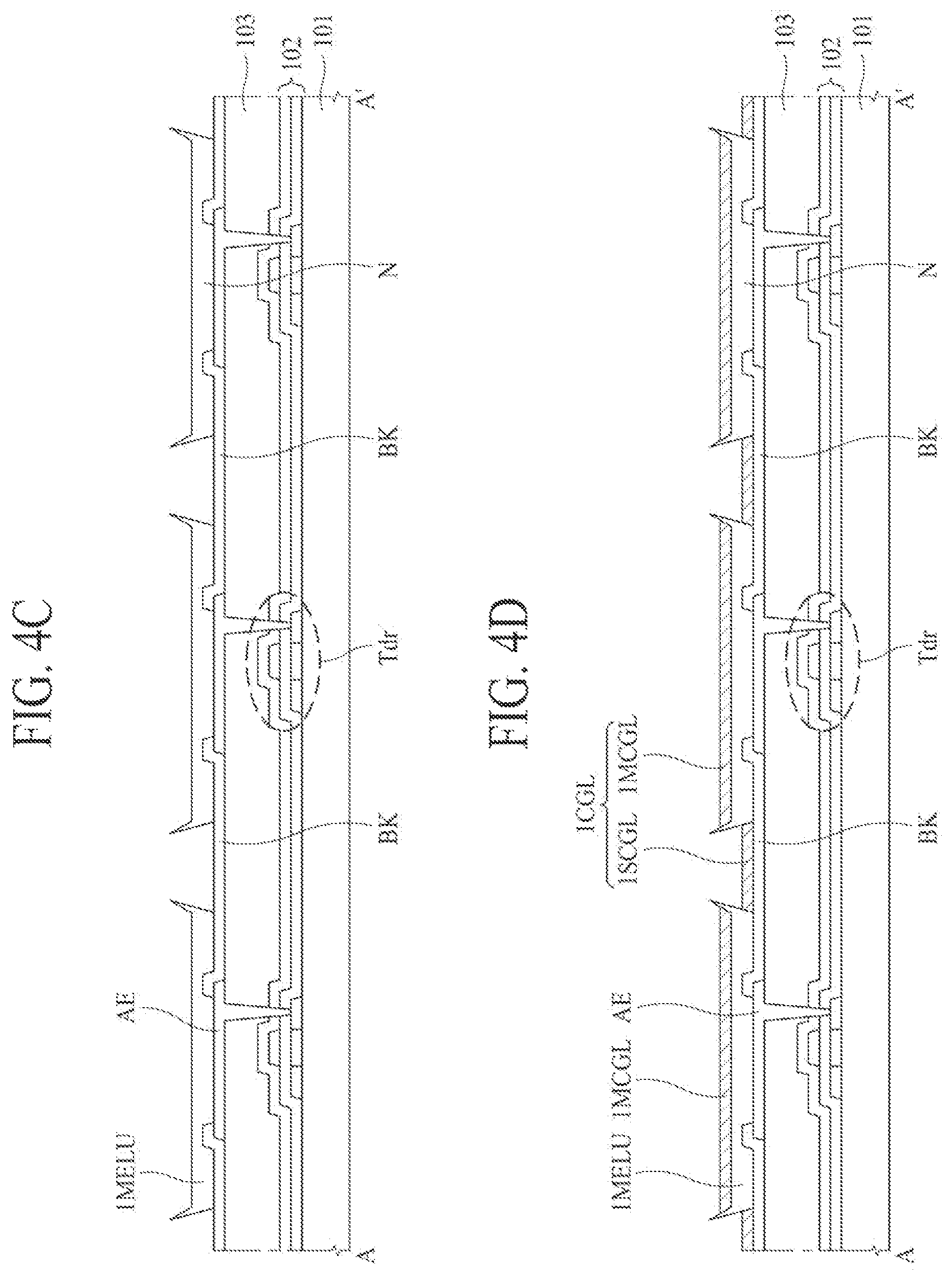 Patent US12622106 Figure 4 – Light emitting display apparatus and method of manufacturing the same