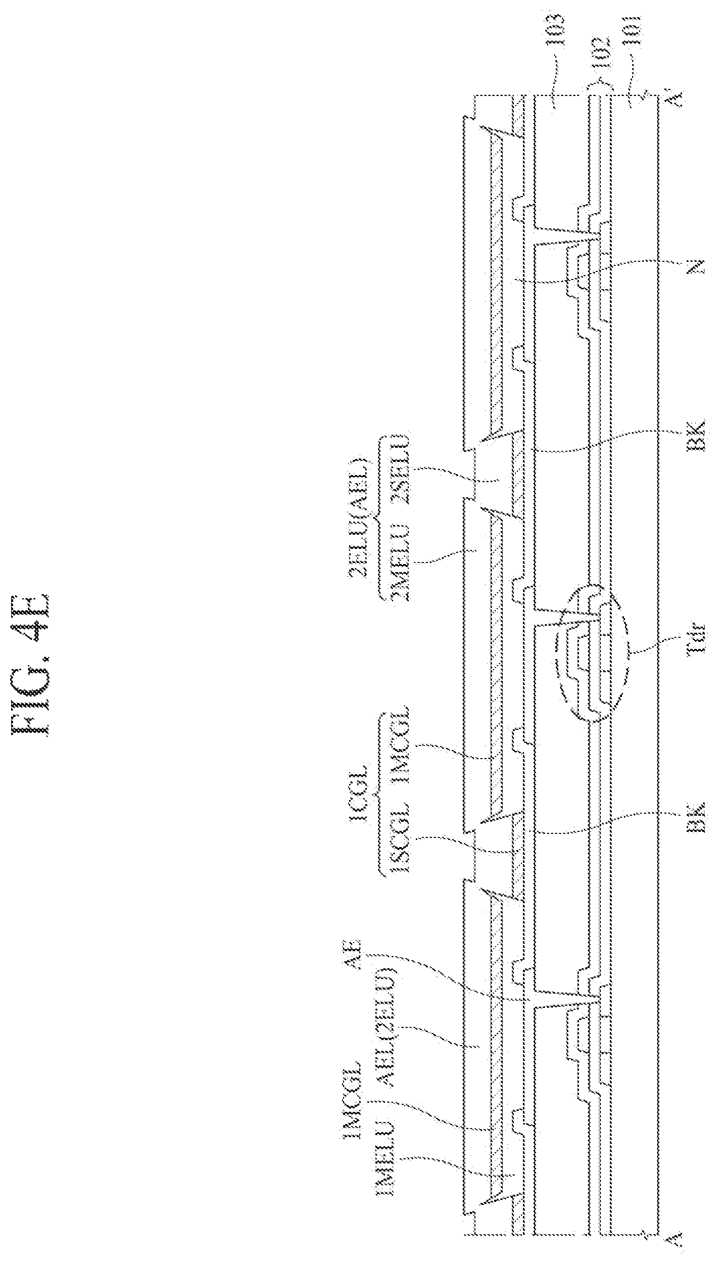 Patent US12622106 Figure 5 – Light emitting display apparatus and method of manufacturing the same