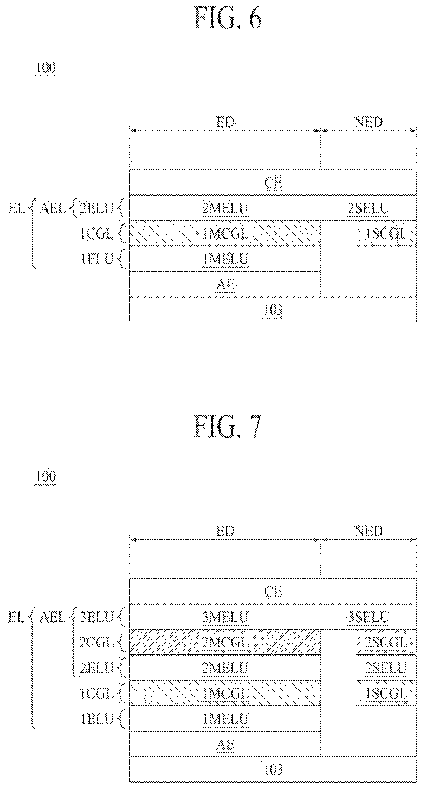 Patent US12622106 Figure 8 – Light emitting display apparatus and method of manufacturing the same
