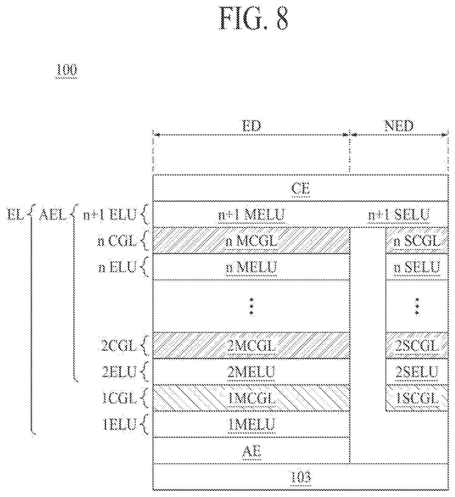 Patent US12622106 Figure 9 – Light emitting display apparatus and method of manufacturing the same