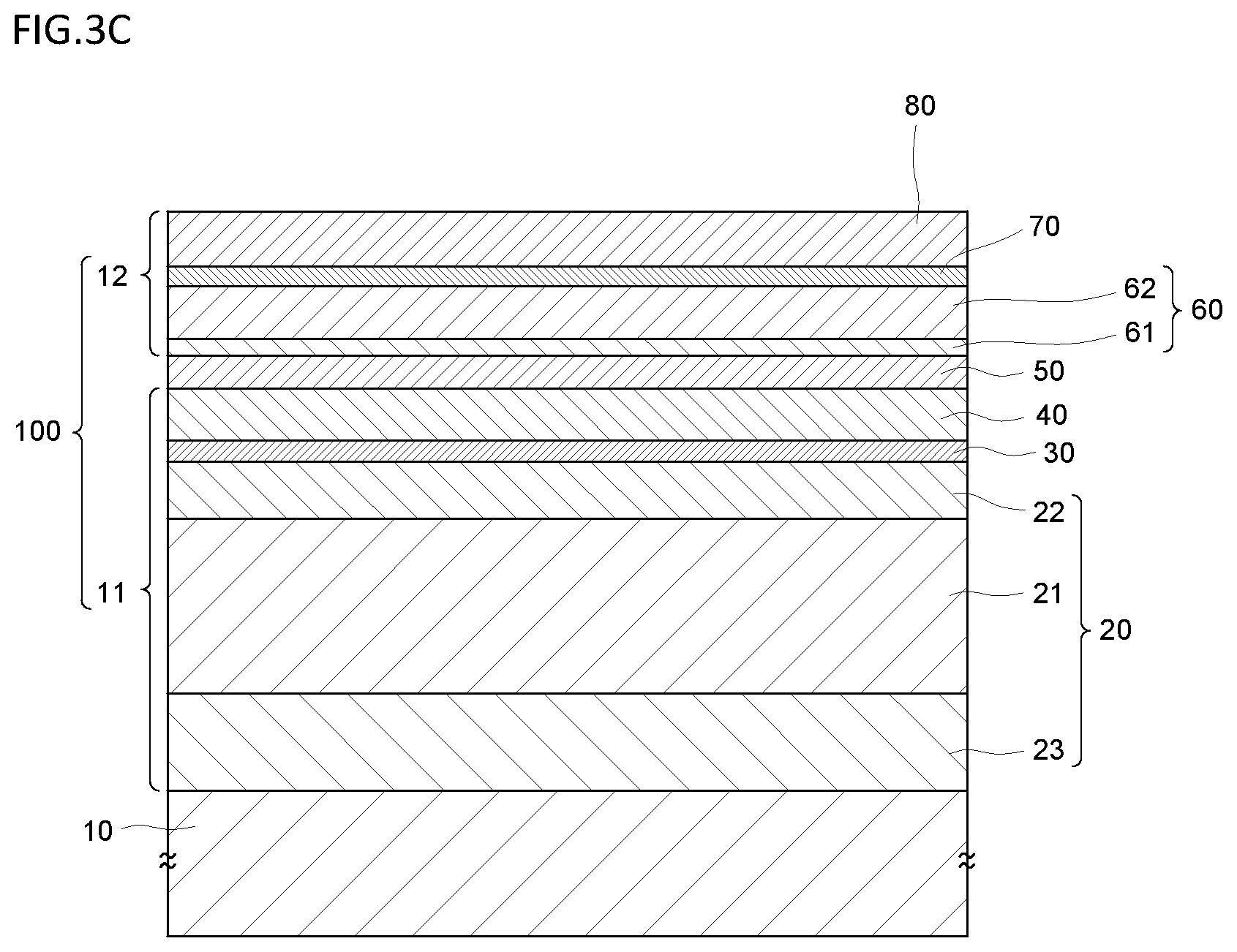 Patent US12622107 Figure 3 – Light-emitting element