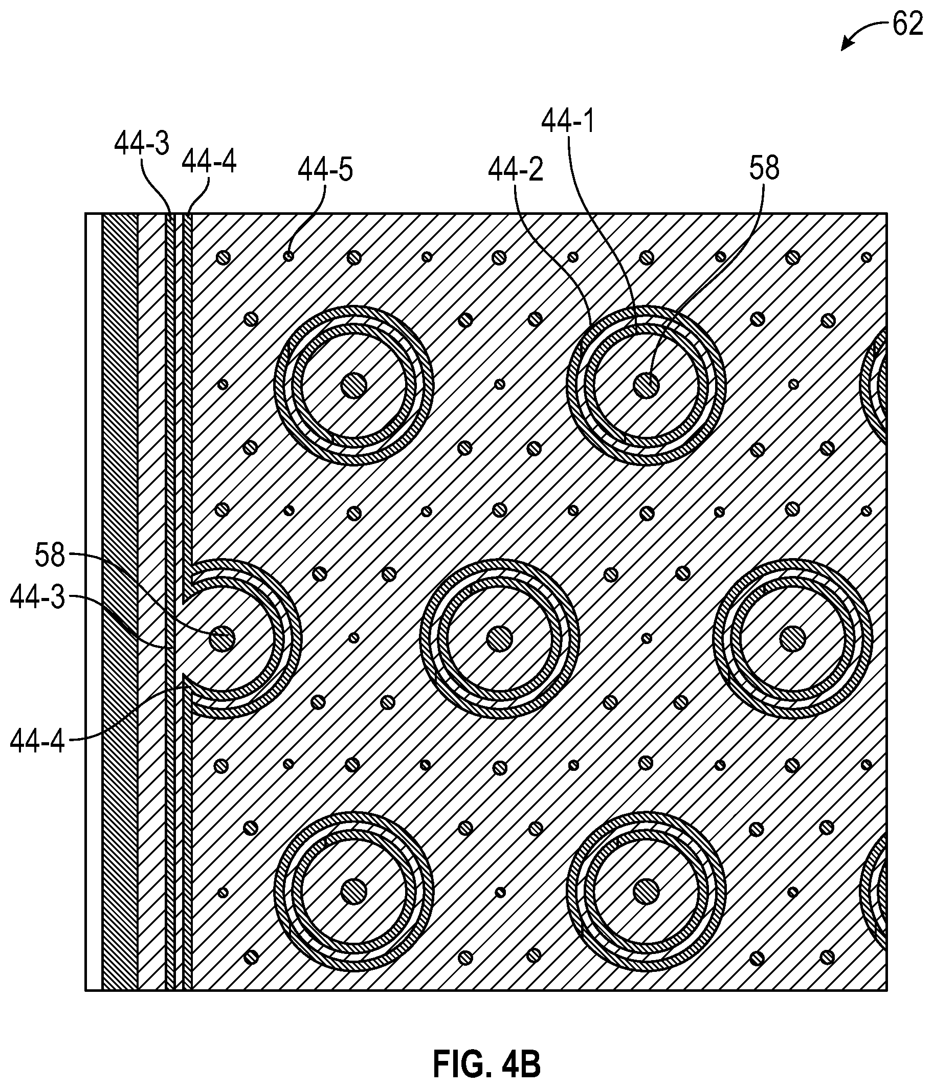 Patent US12622108 Figure 5 – Interconnect structures for improved light-emitting diode chip performance
