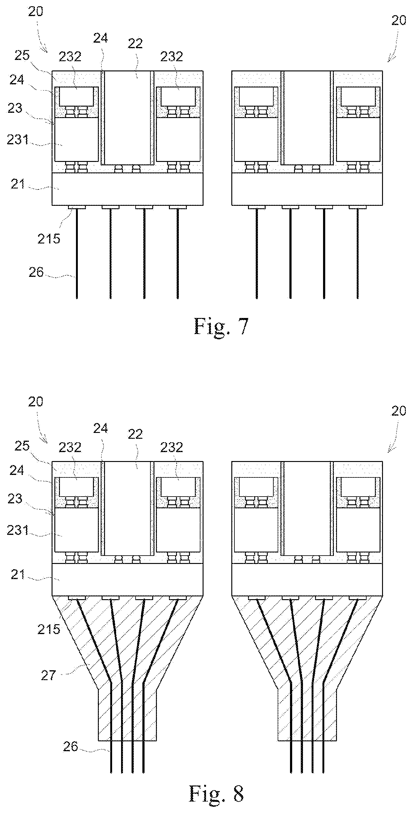 Patent US12622111 Figure 8 – Image sensor package, method for manufacturing the same and endoscope using the same