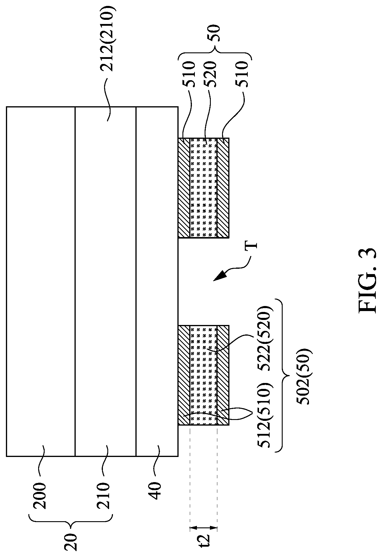 Patent US12622112 Figure 3 – Display device