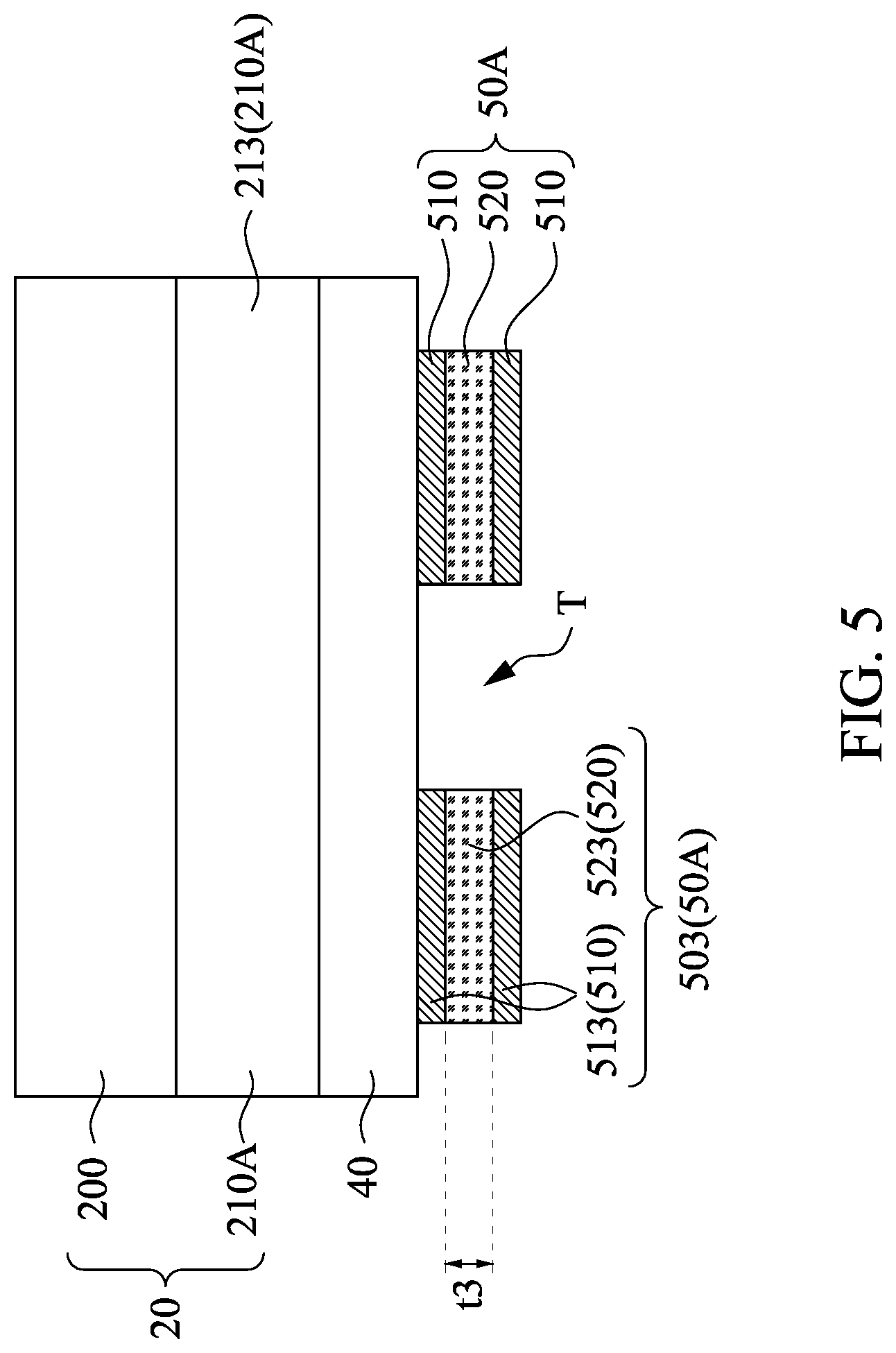 Patent US12622112 Figure 5 – Display device