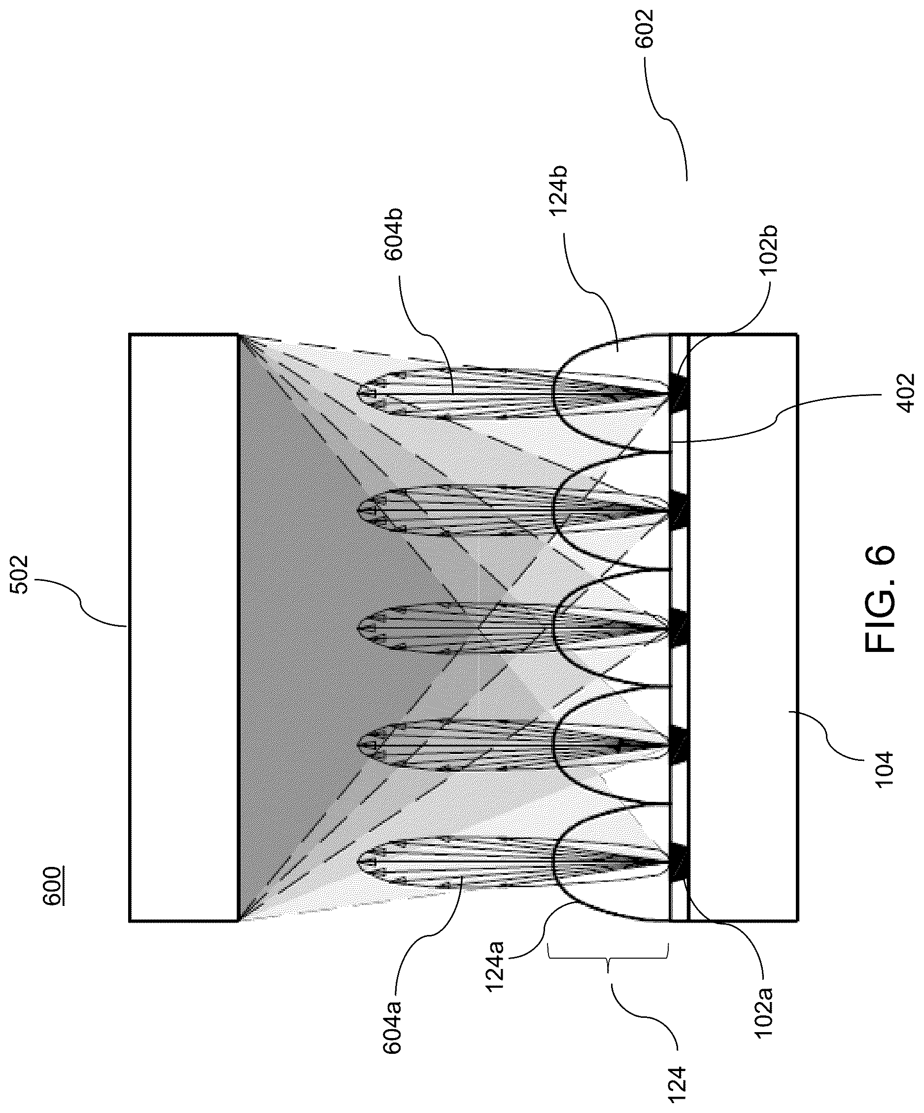 Patent US12622113 Figure 7 – Light emitting device with improved radiation distribution and method of making thereof