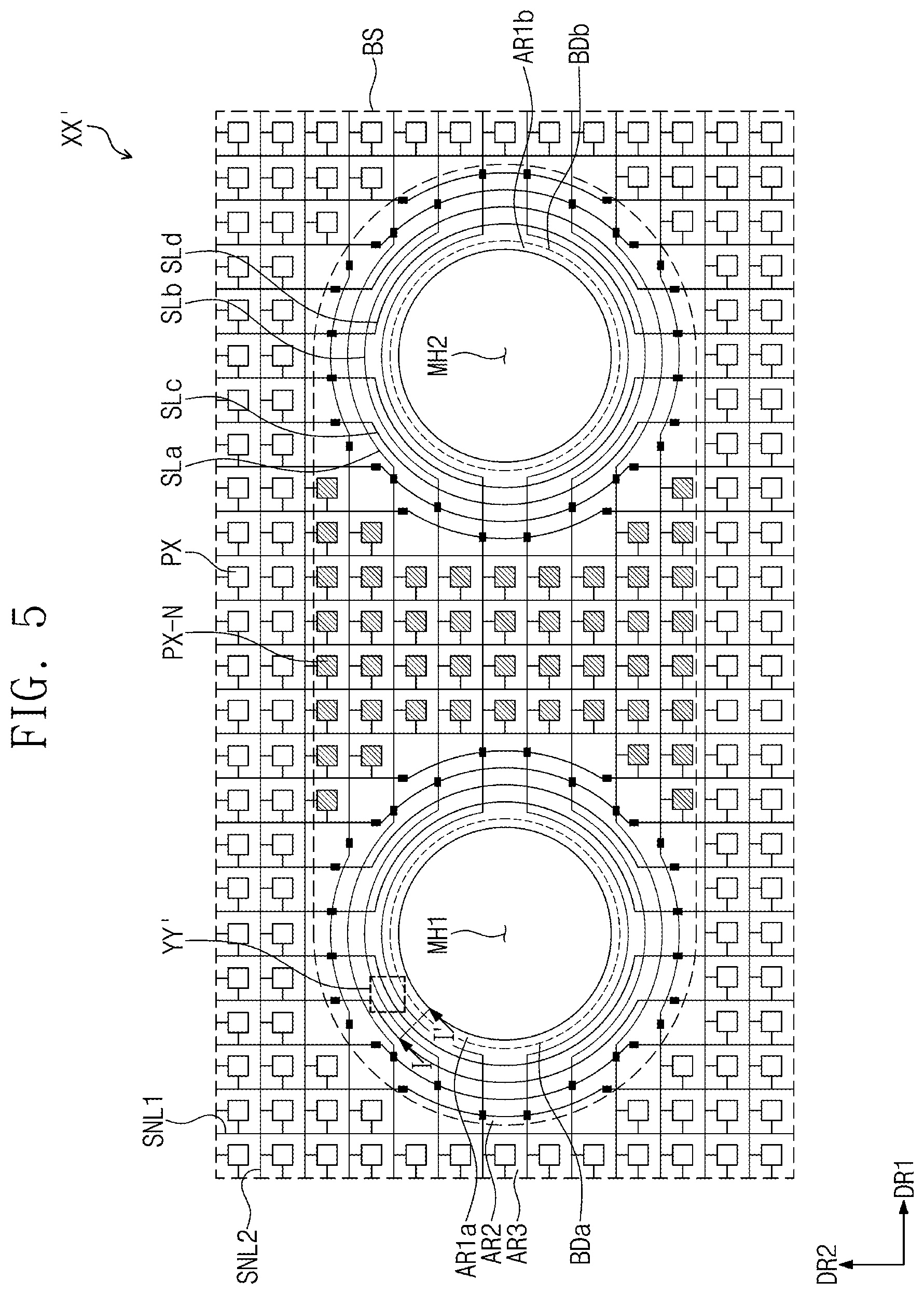 Patent US12622115 Figure 7 – Display device