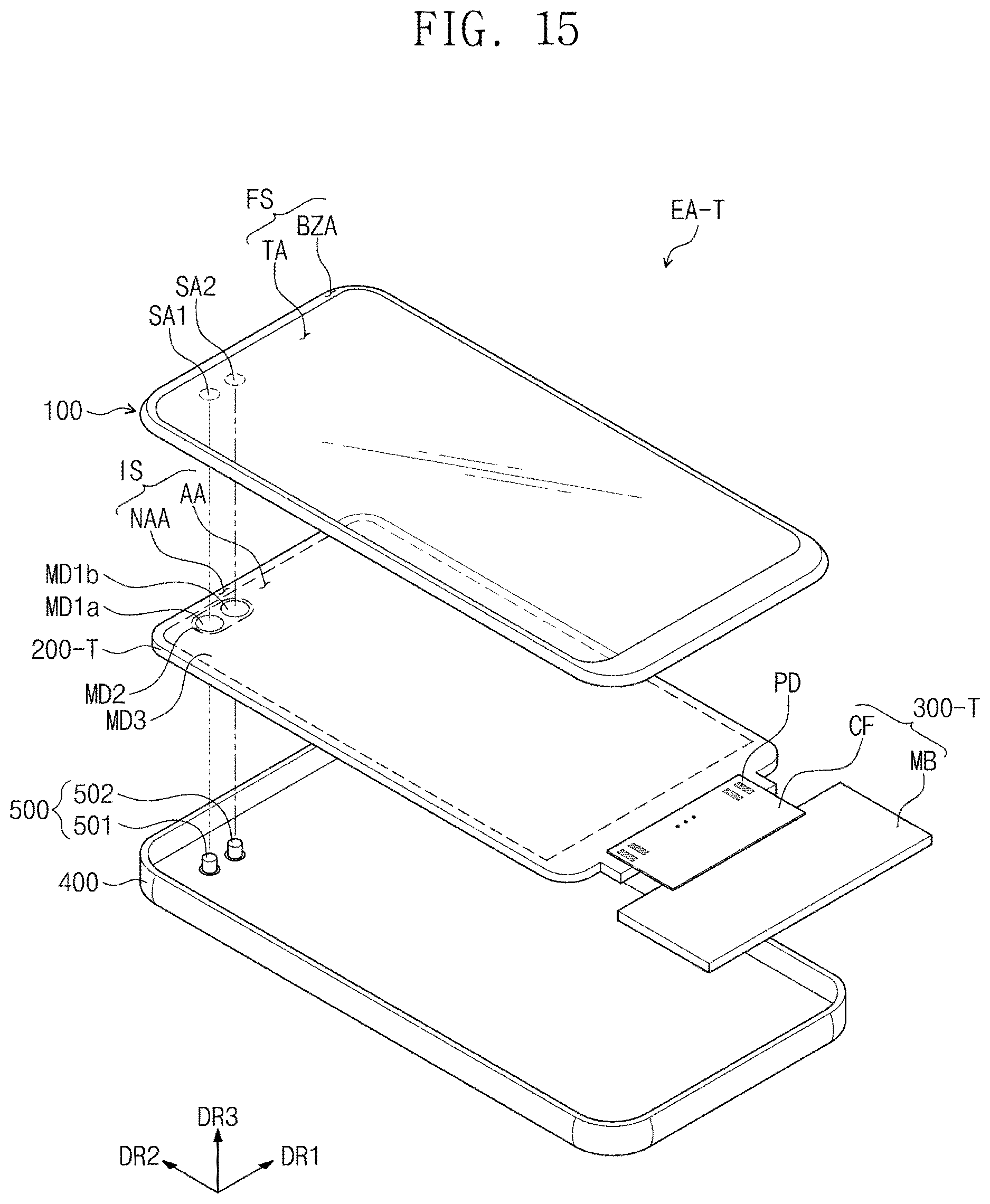 Patent US12622115 Figure 19 – Display device