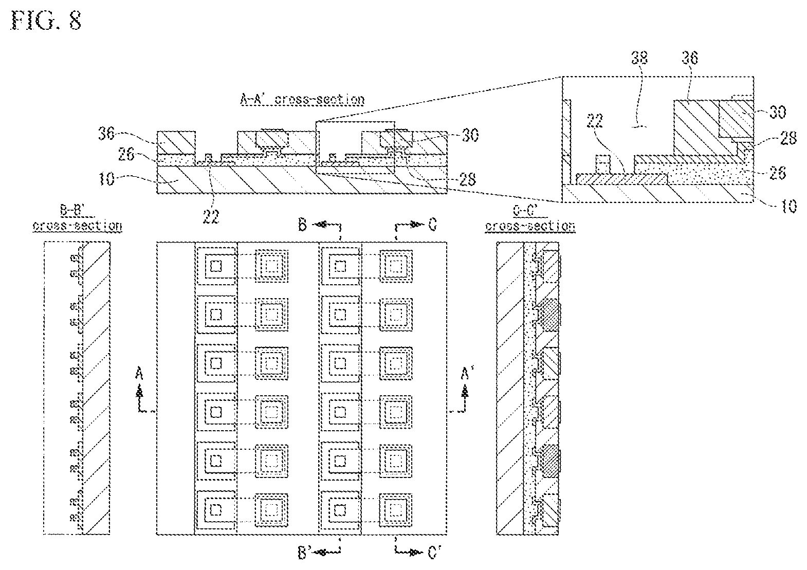 Patent US12622116 Figure 8 – Device and a method for manufacturing the same