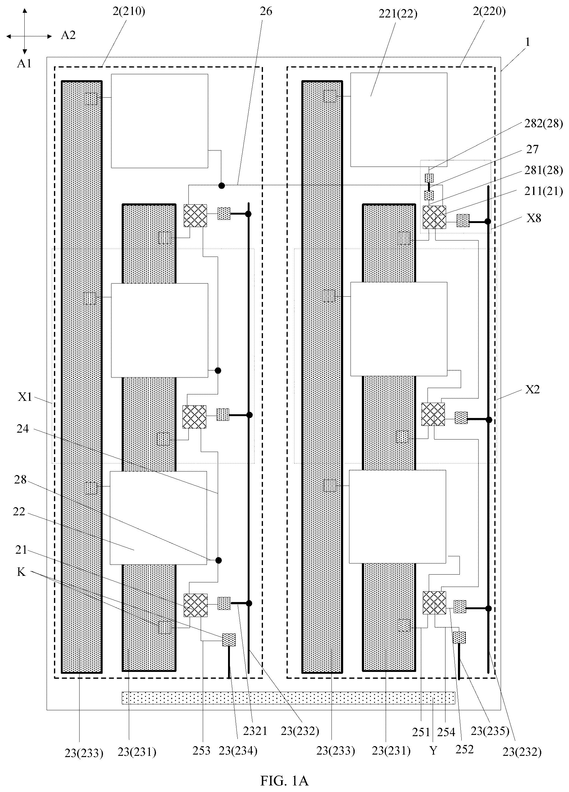 Patent US12622118 Figure 1 – Wiring substrate, display substrate and display apparatus